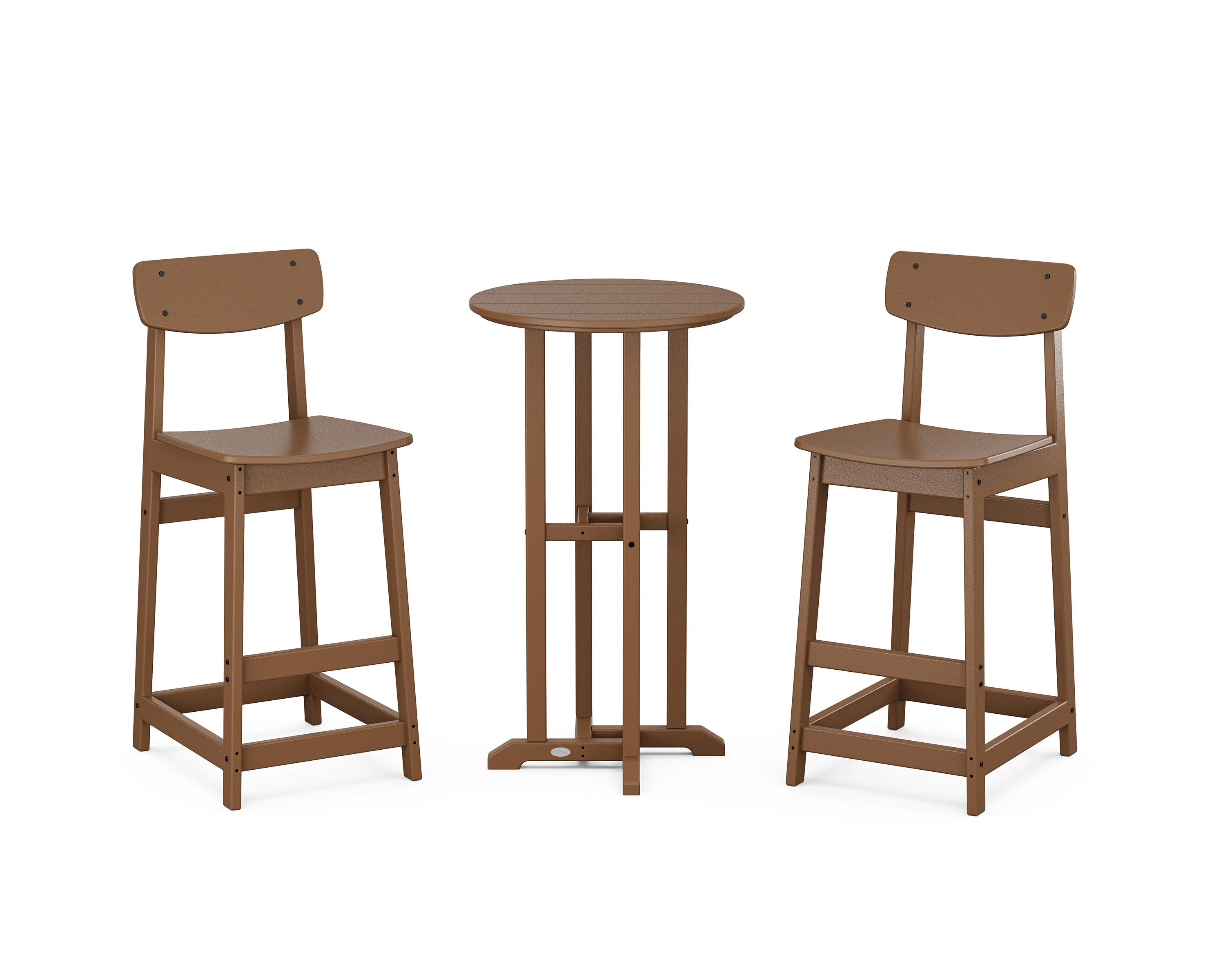 Modern Studio Urban Bar Chair 3-Piece Bistro Set - Image 5