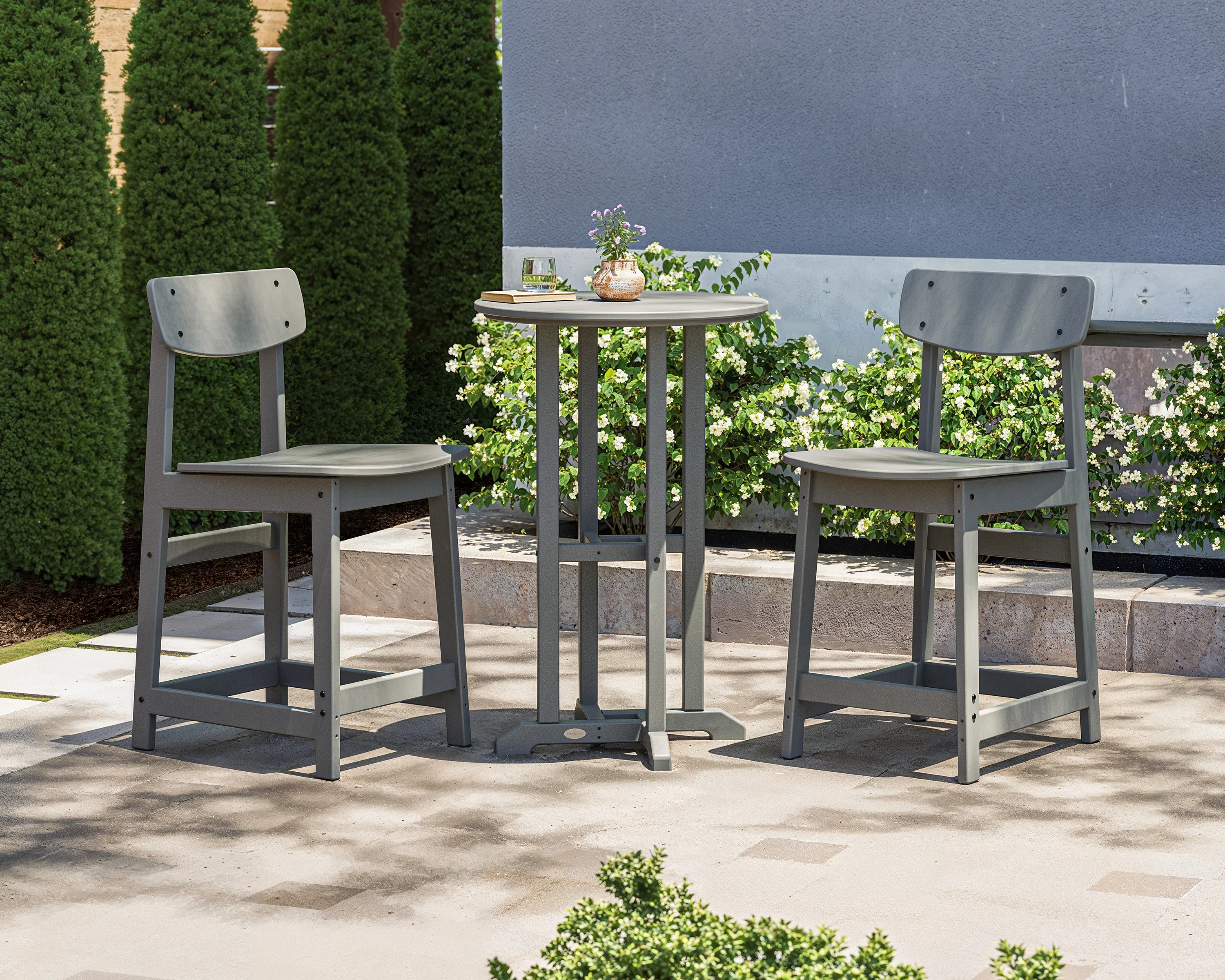 Modern Studio Urban Chair 3-Piece Bistro Counter Set - Image 3