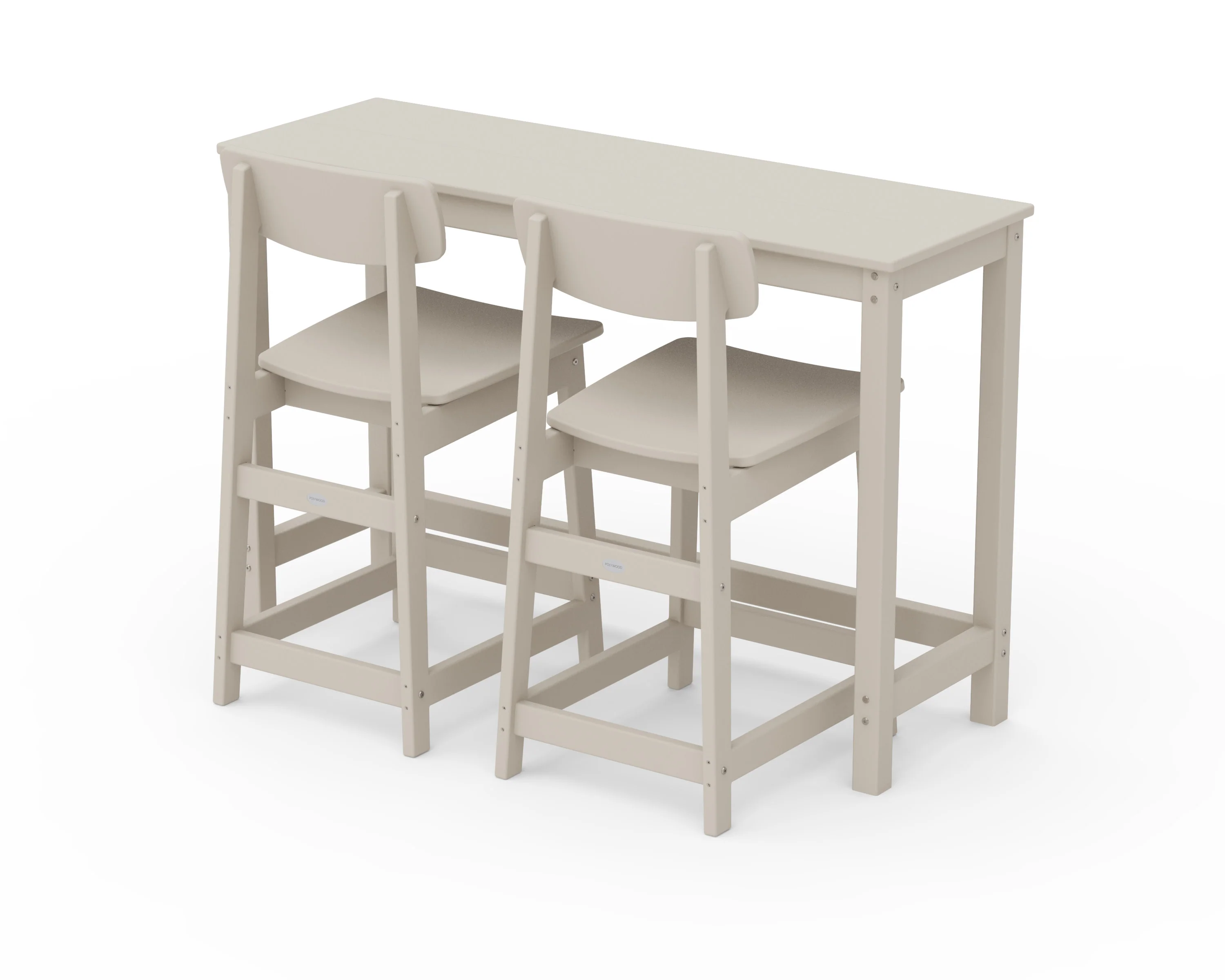 Modern Studio Urban Counter Chair 3-Piece Balcony Set - Image 4