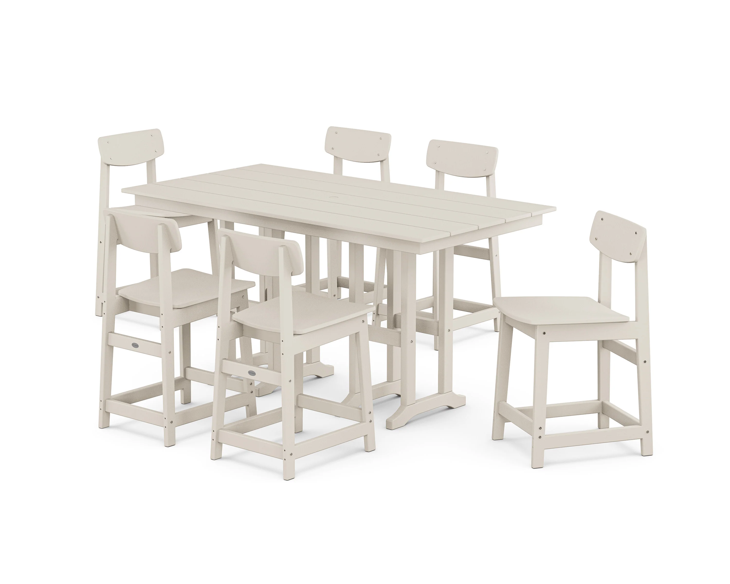 Modern Studio Urban Counter Chair 7-Piece Set - Image 8