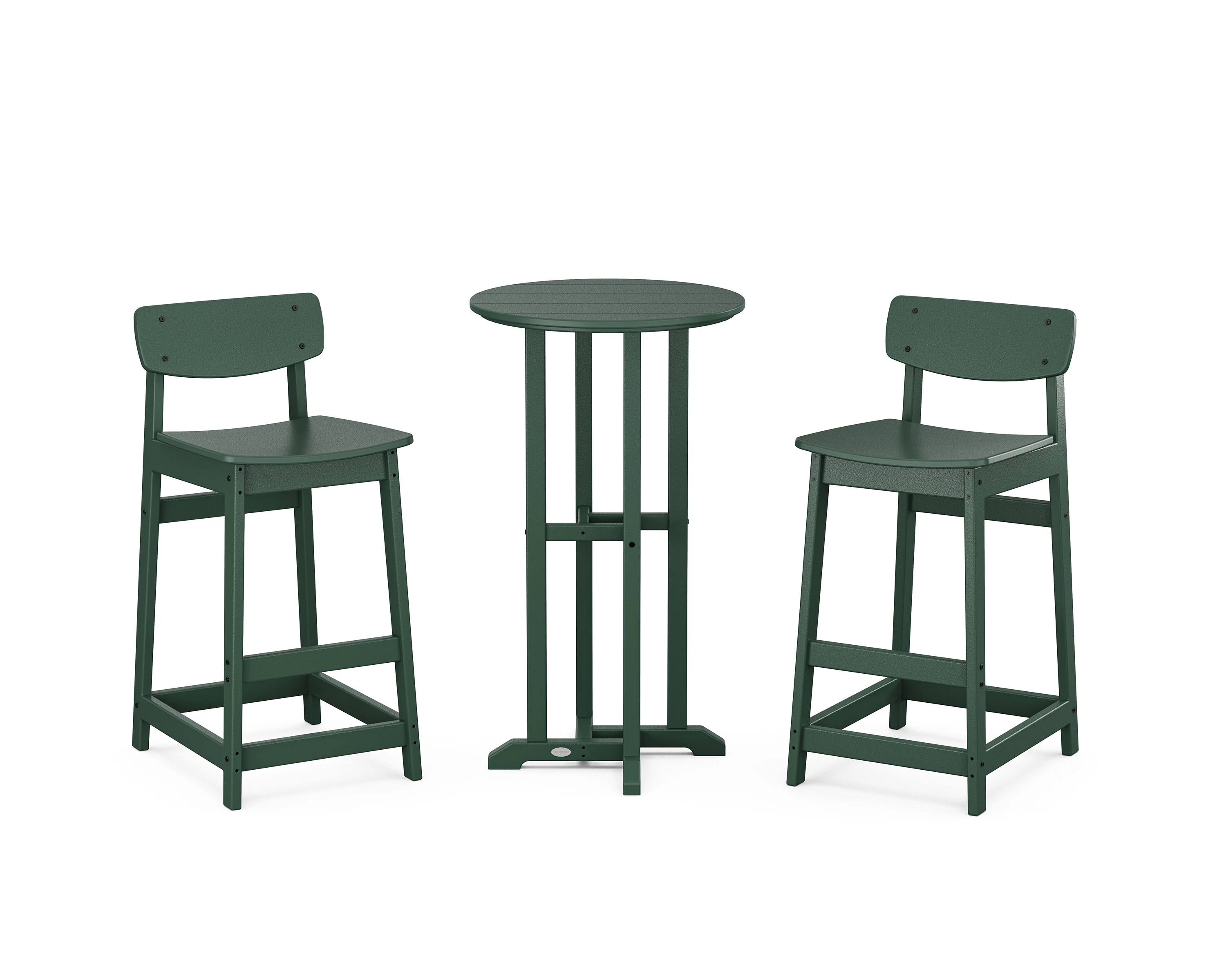 Modern Studio Urban Lowback Bar Chair 3-Piece Bistro Set - Image 3