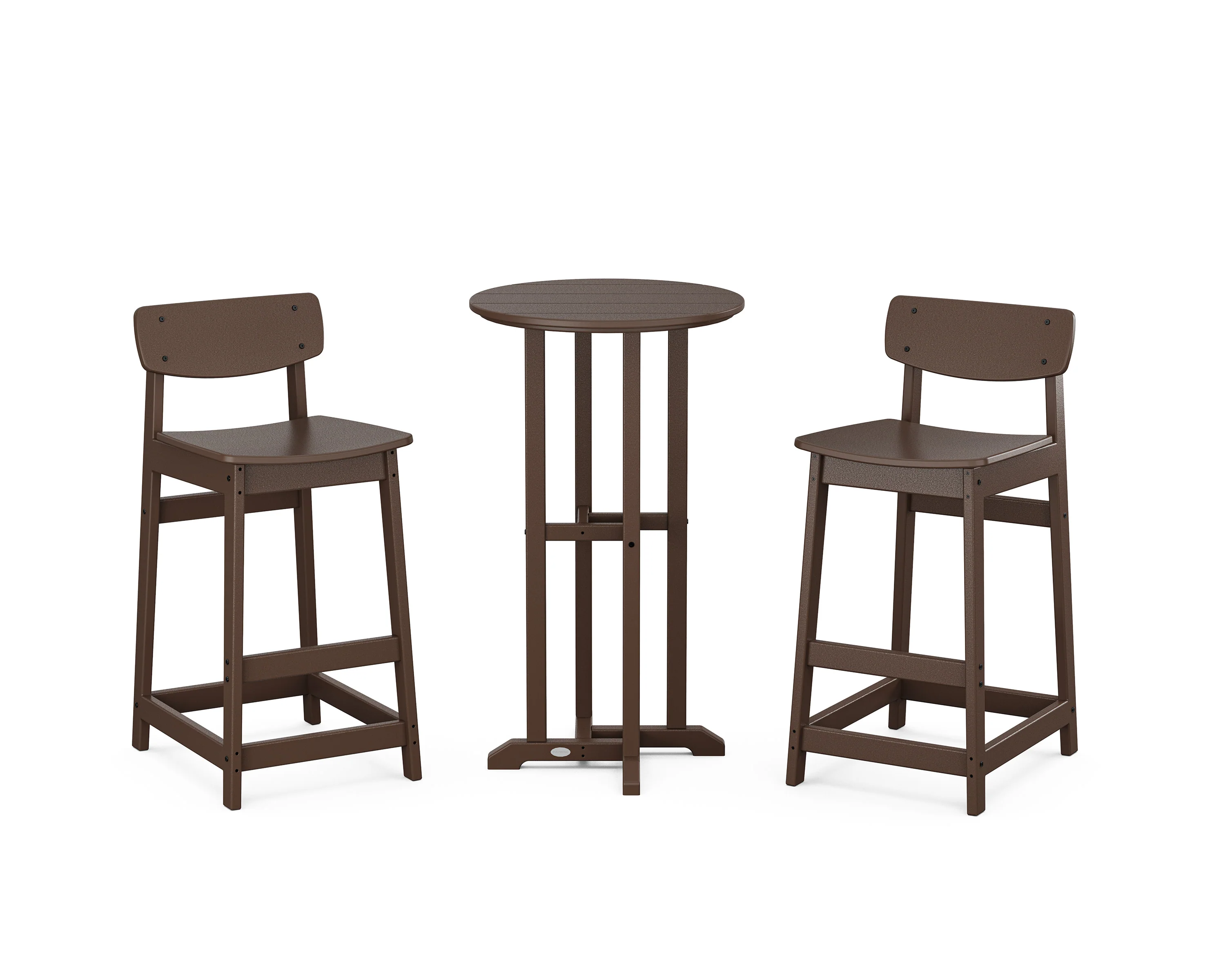 Modern Studio Urban Lowback Bar Chair 3-Piece Bistro Set - Image 5
