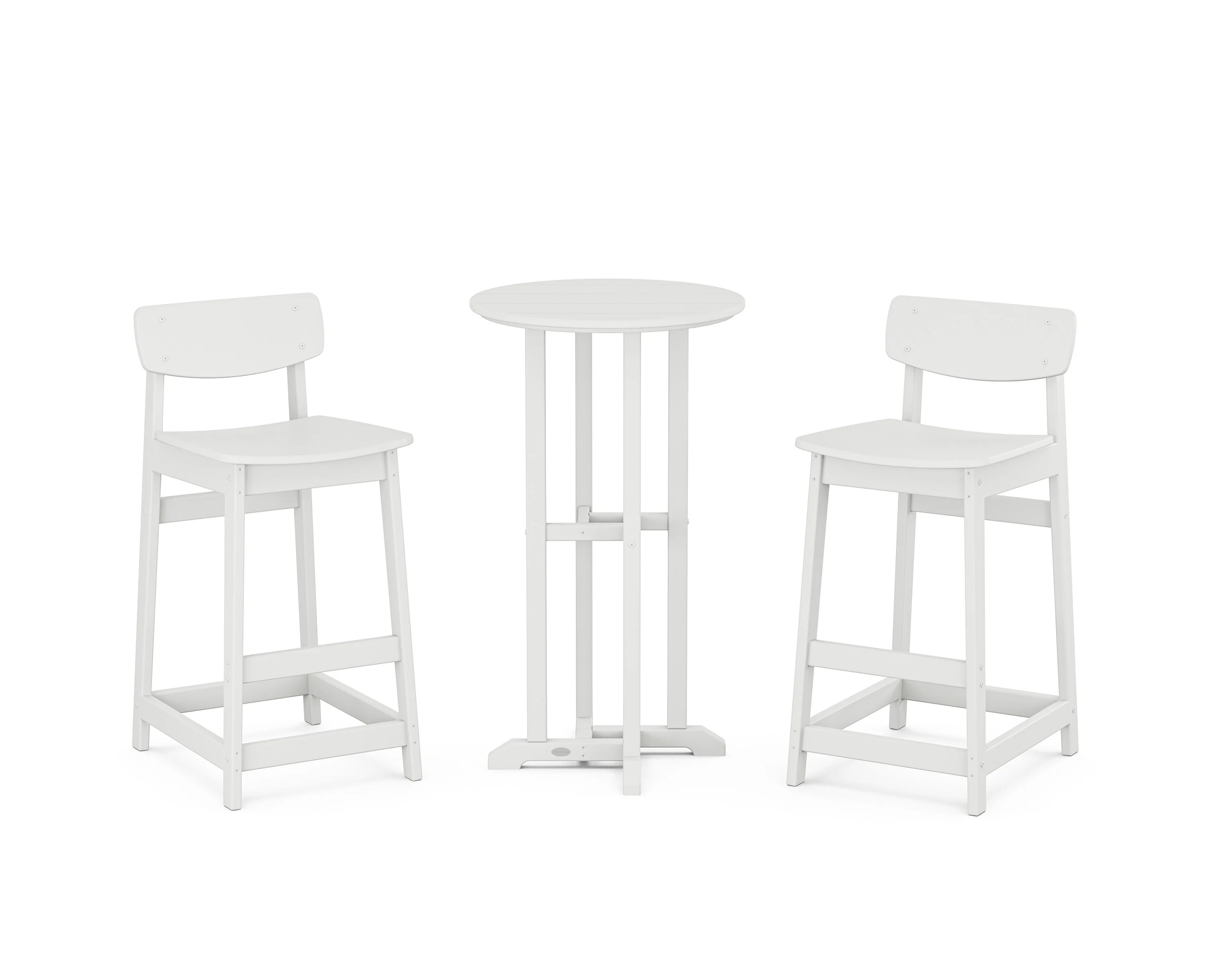 Modern Studio Urban Lowback Bar Chair 3-Piece Bistro Set - Image 6