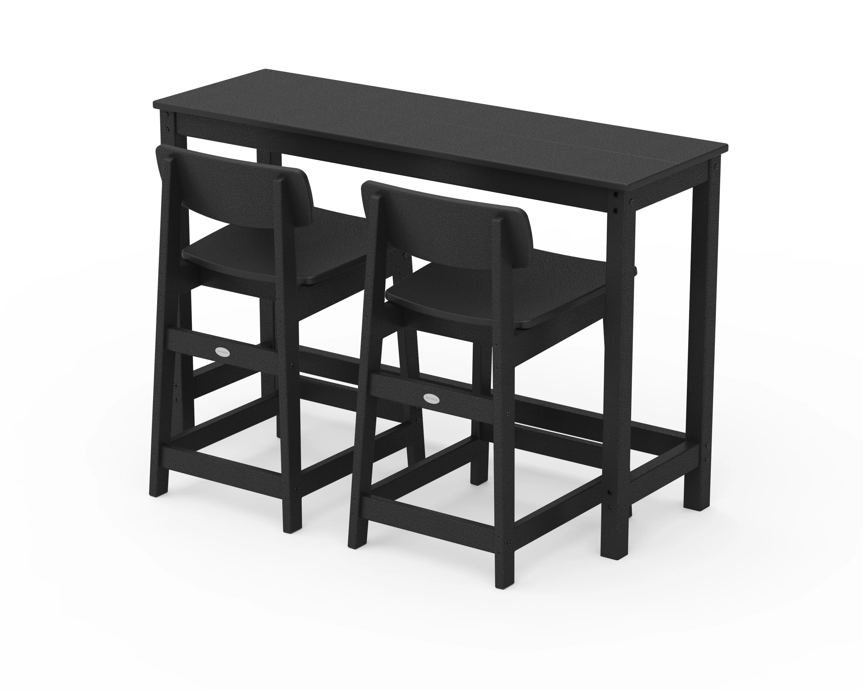 Modern Studio Urban Lowback Counter Chair 3-Piece Balcony Set - Image 10