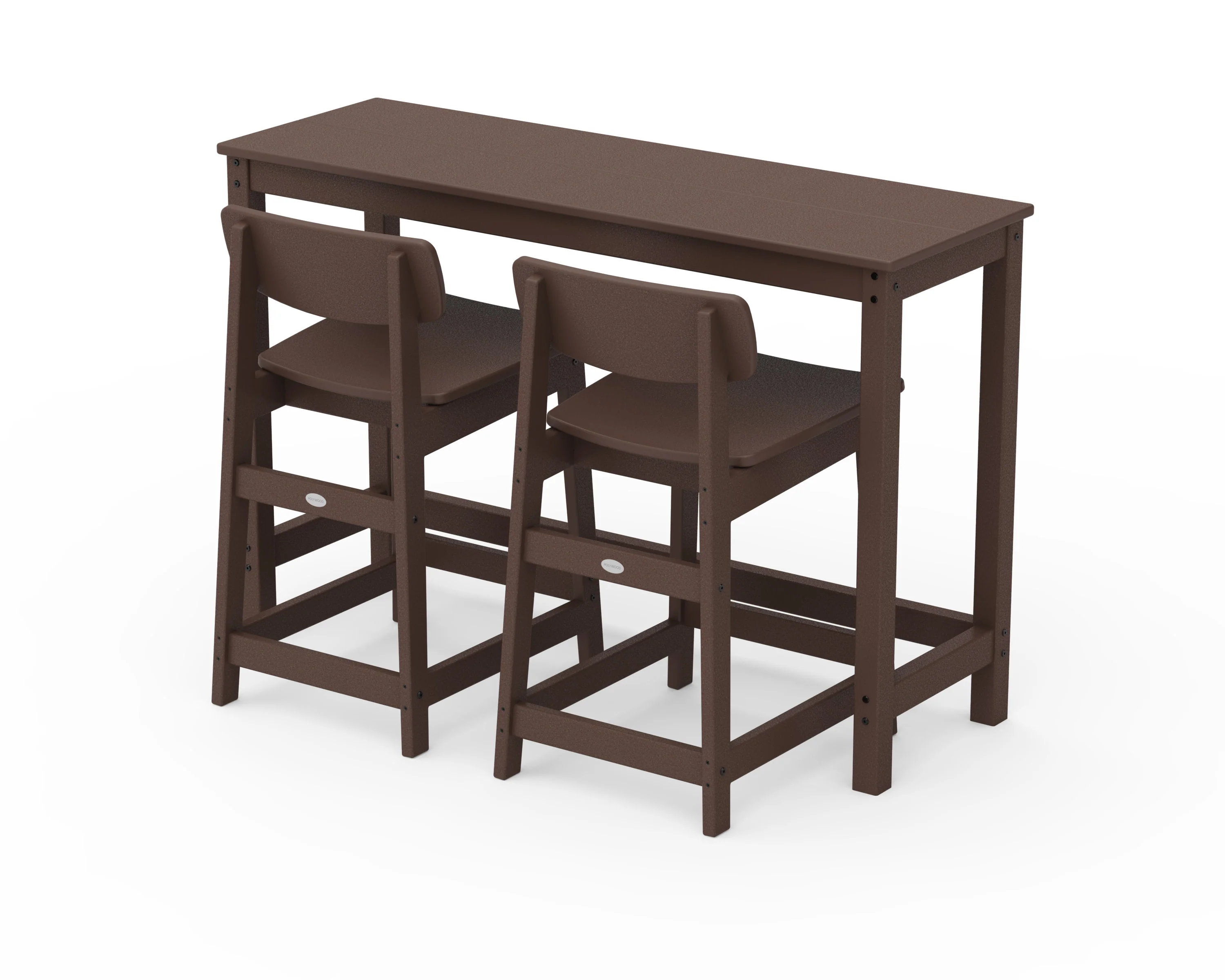 Modern Studio Urban Lowback Counter Chair 3-Piece Balcony Set - Image 5