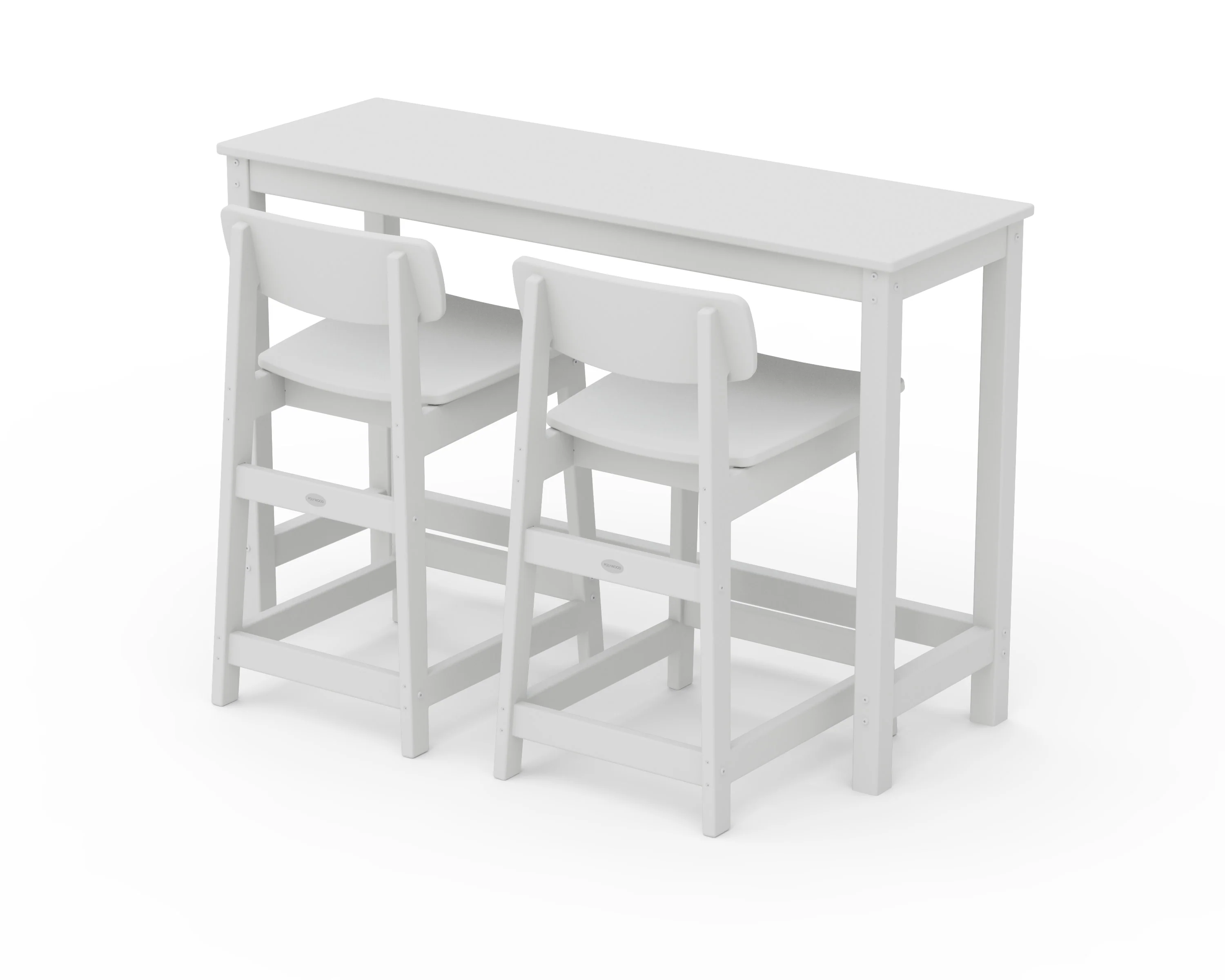 Modern Studio Urban Lowback Counter Chair 3-Piece Balcony Set - Image 8