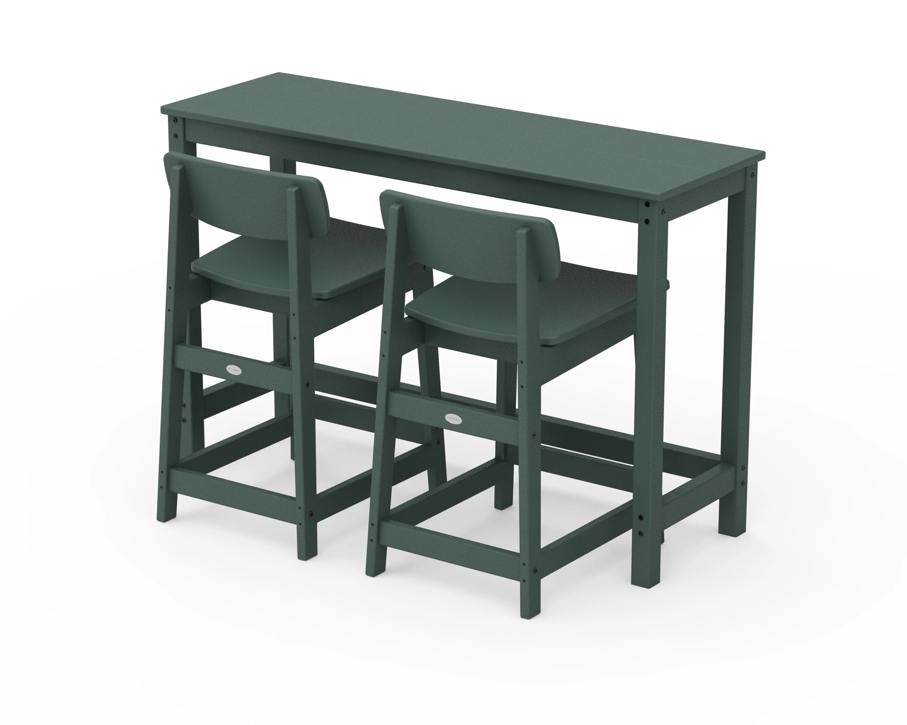 Modern Studio Urban Lowback Counter Chair 3-Piece Balcony Set - Image 9