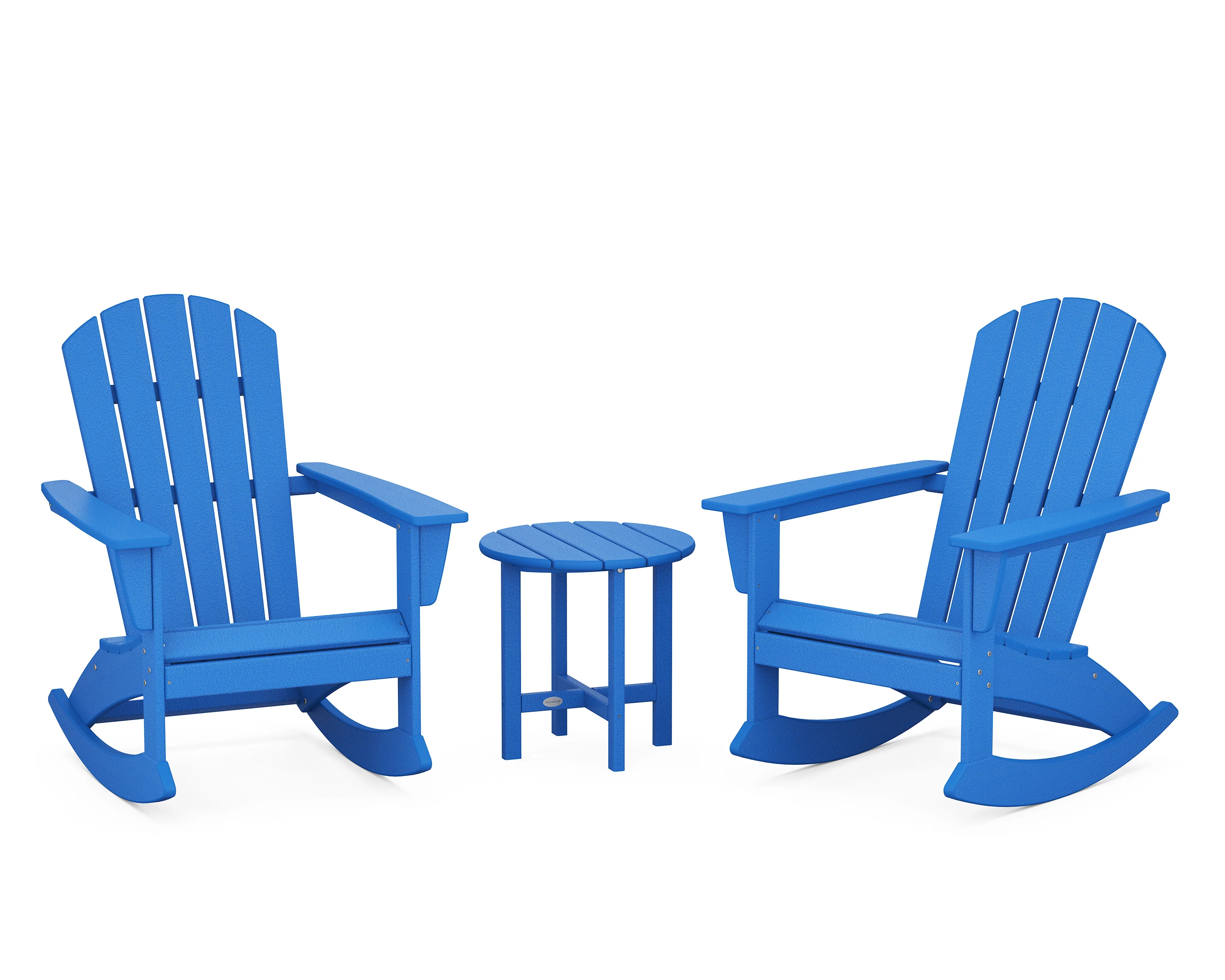 Nautical 3-Piece Adirondack Rocking Chair Set - Image 12