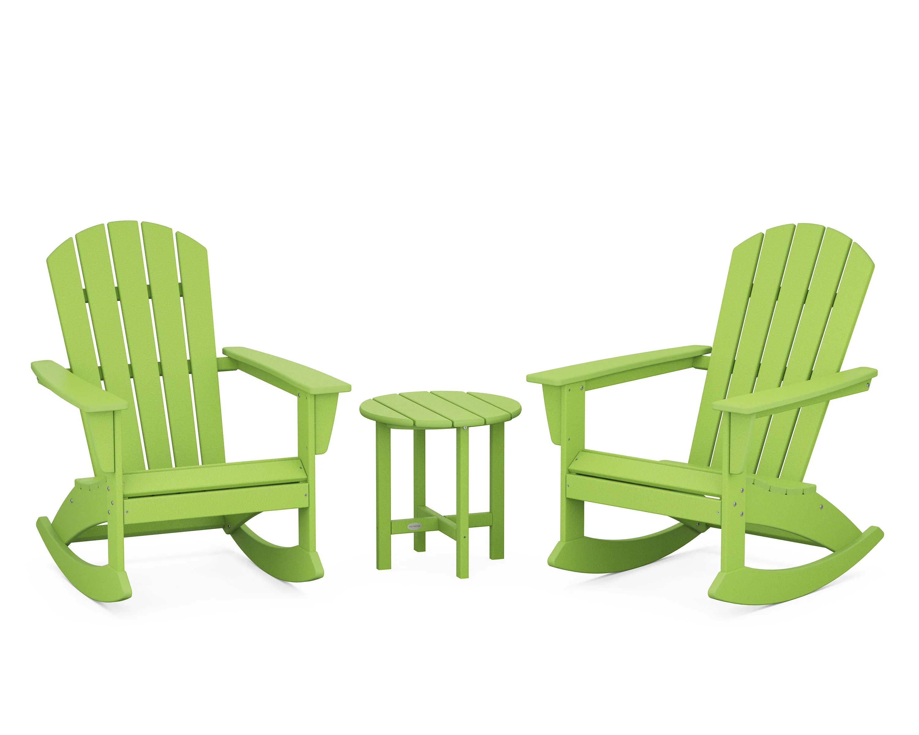 Nautical 3-Piece Adirondack Rocking Chair Set - Image 9