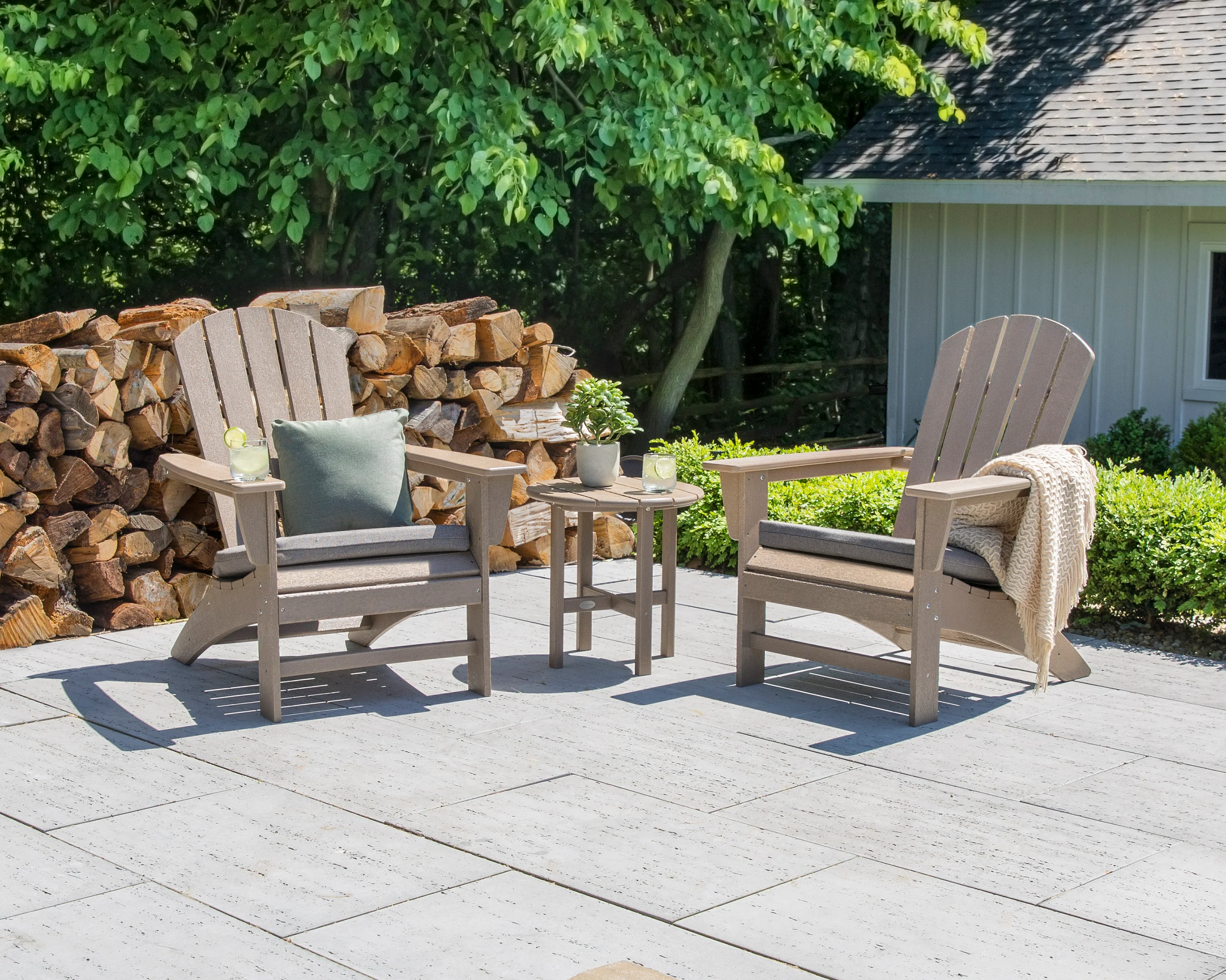 Nautical 3-Piece Adirondack Set - Image 2
