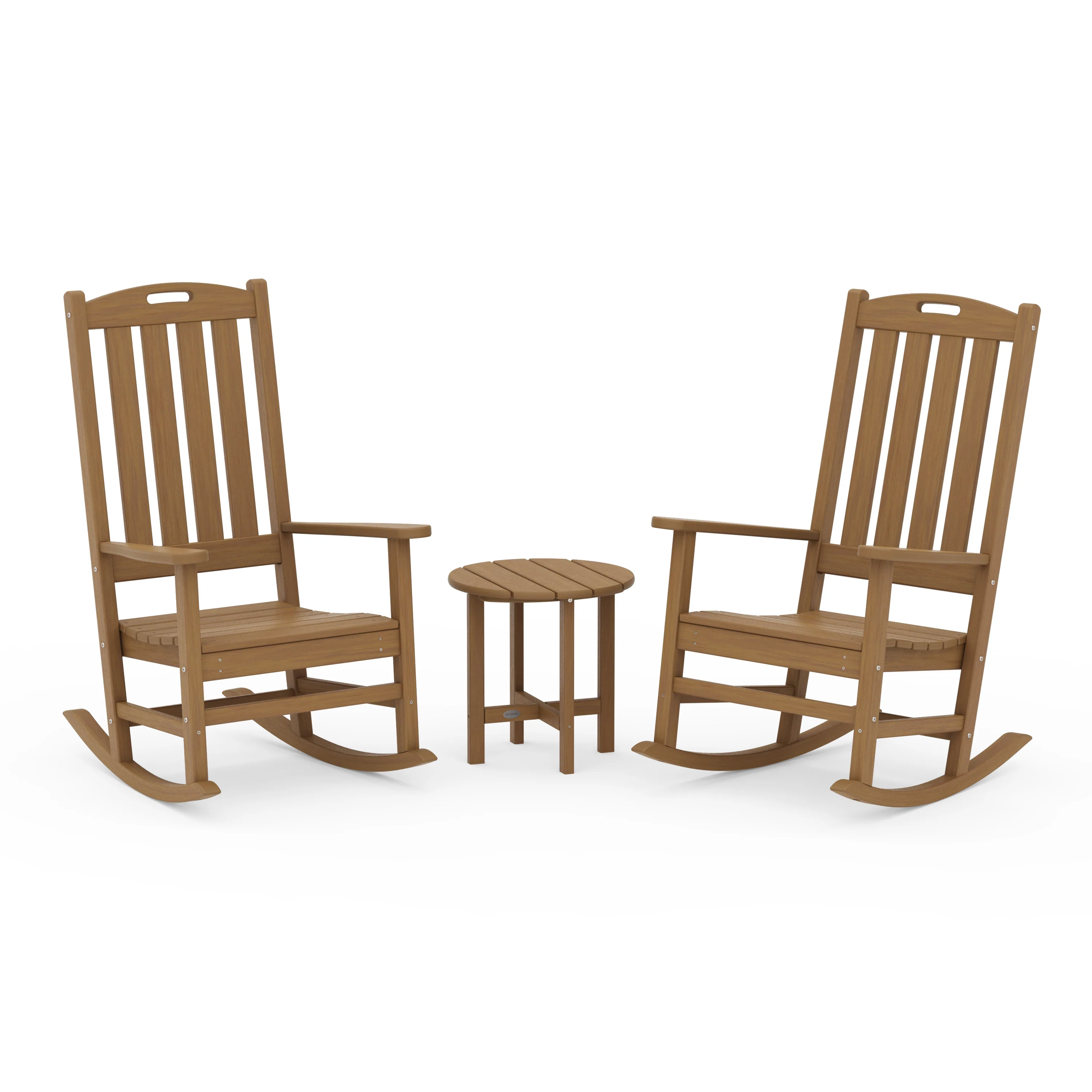 Nautical 3-Piece Porch Rocking Chair Set - Image 9