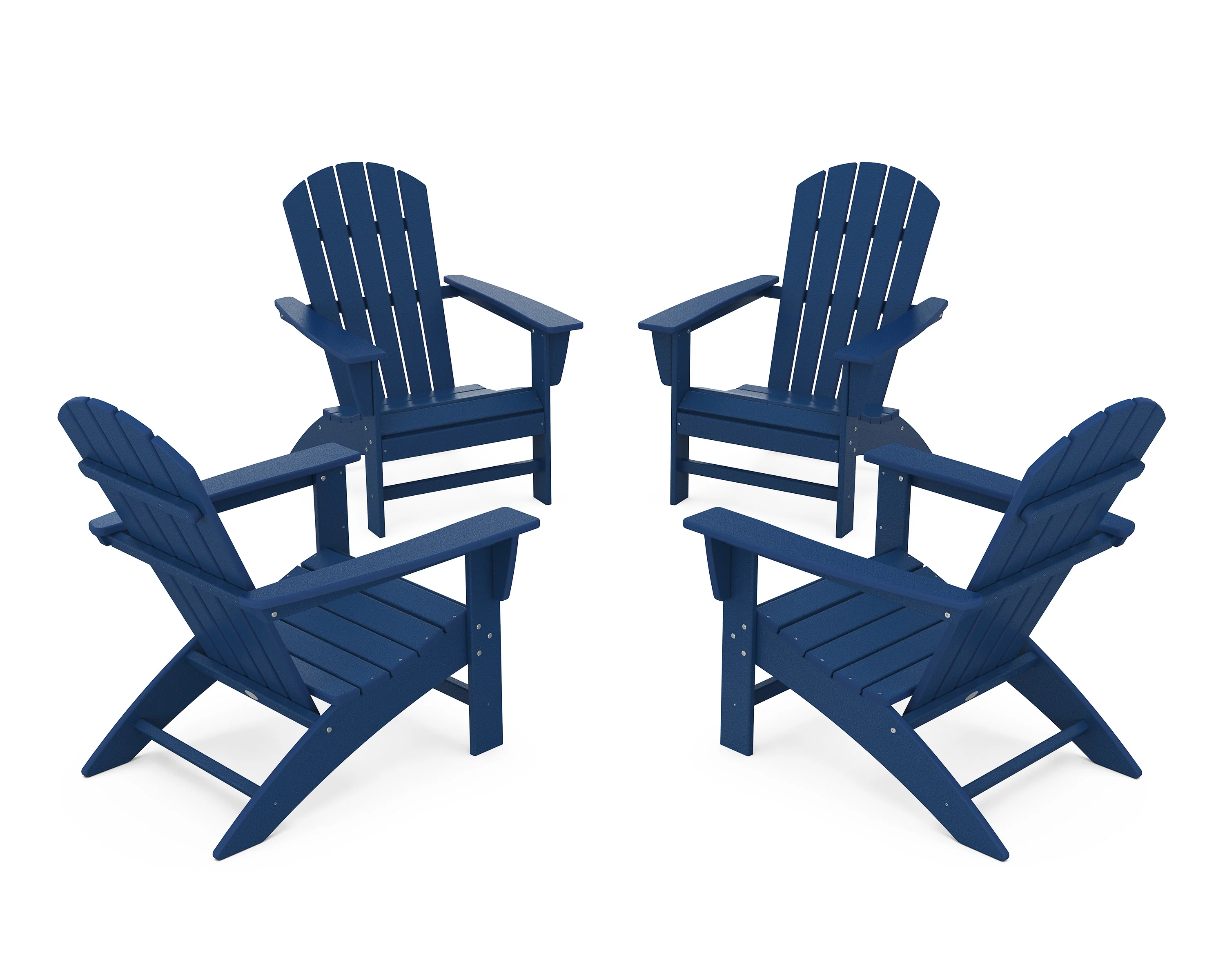 Nautical 4-Piece Adirondack Conversation Set - Image 11