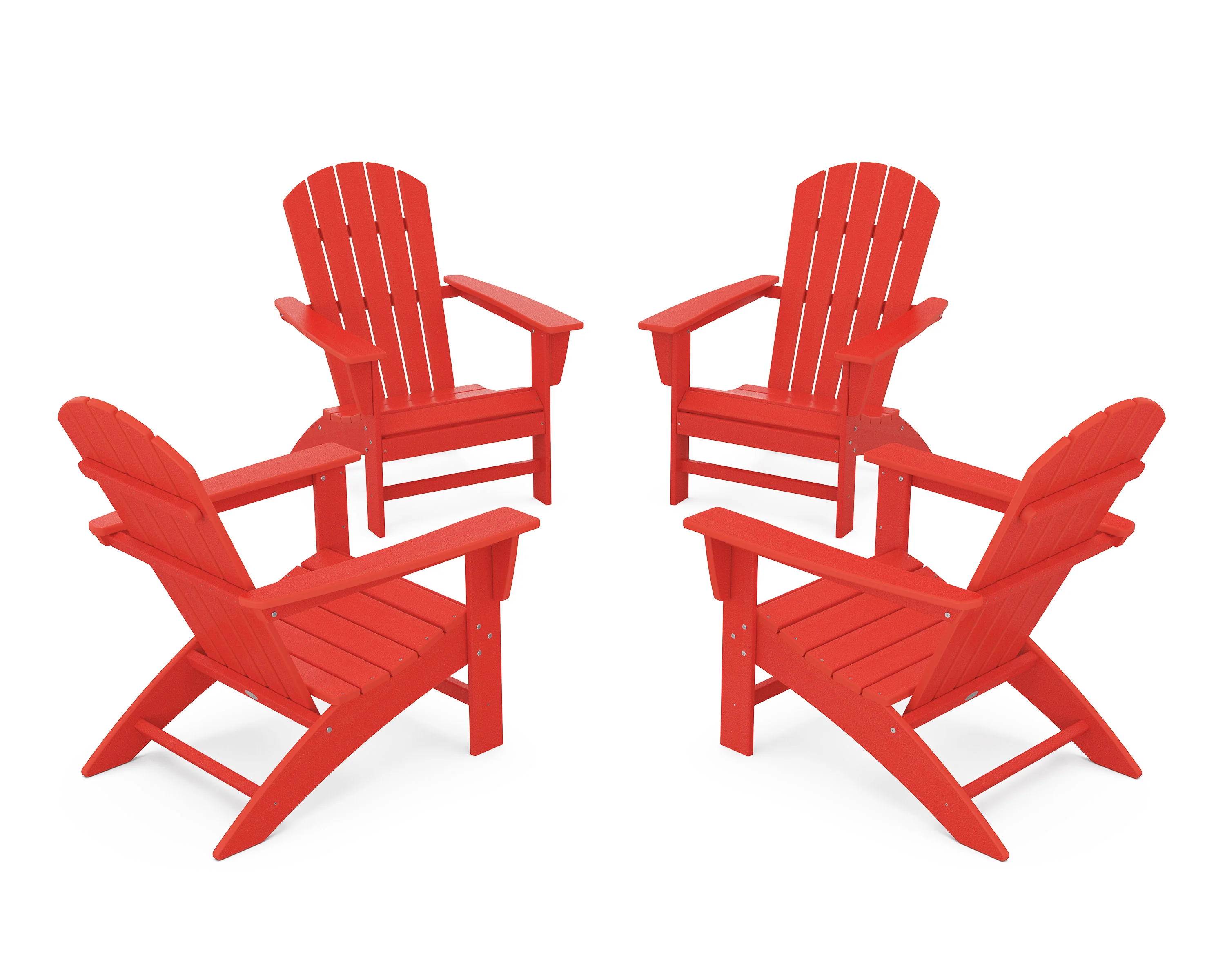 Nautical 4-Piece Adirondack Conversation Set - Image 13