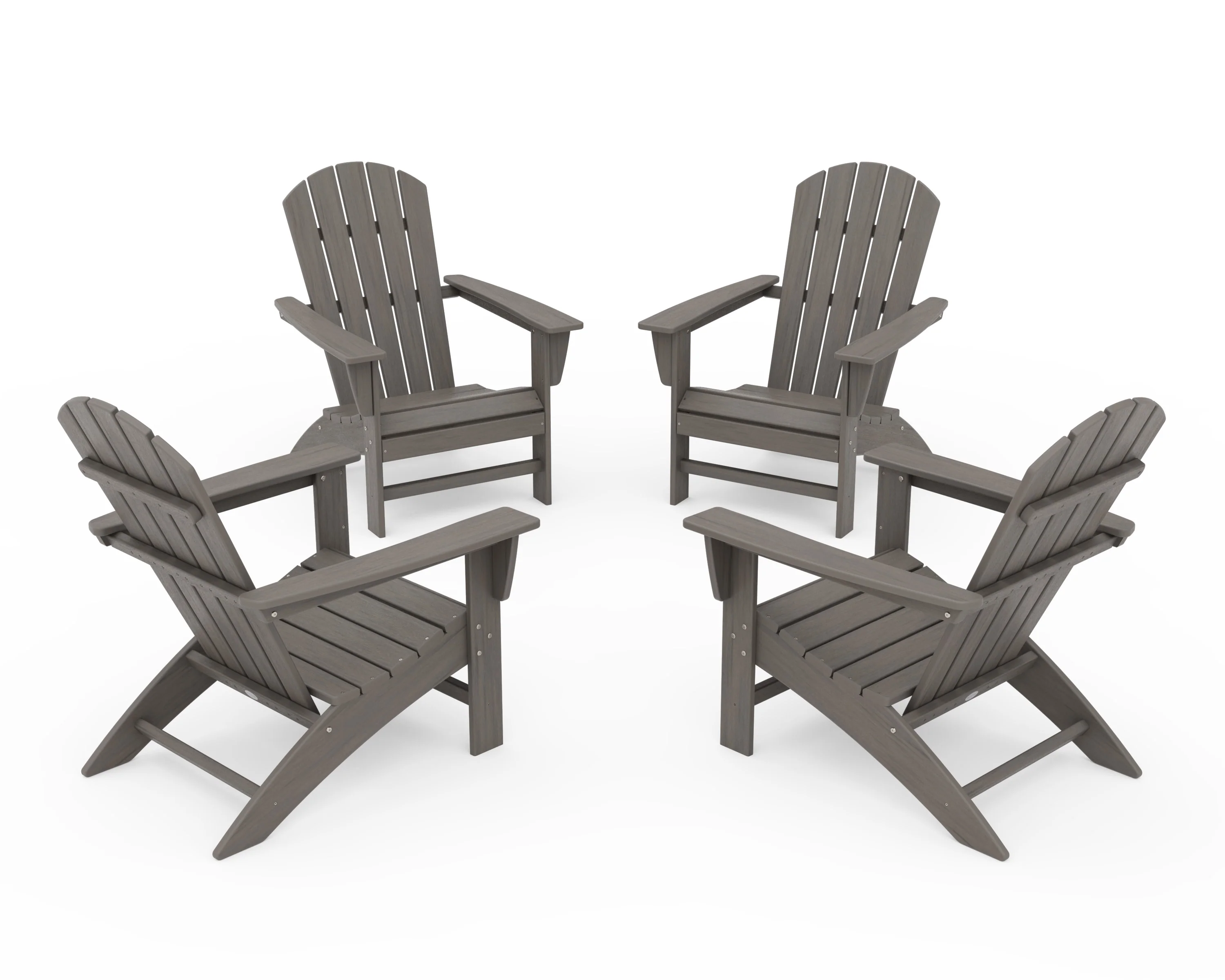 Nautical 4-Piece Adirondack Conversation Set - Image 15