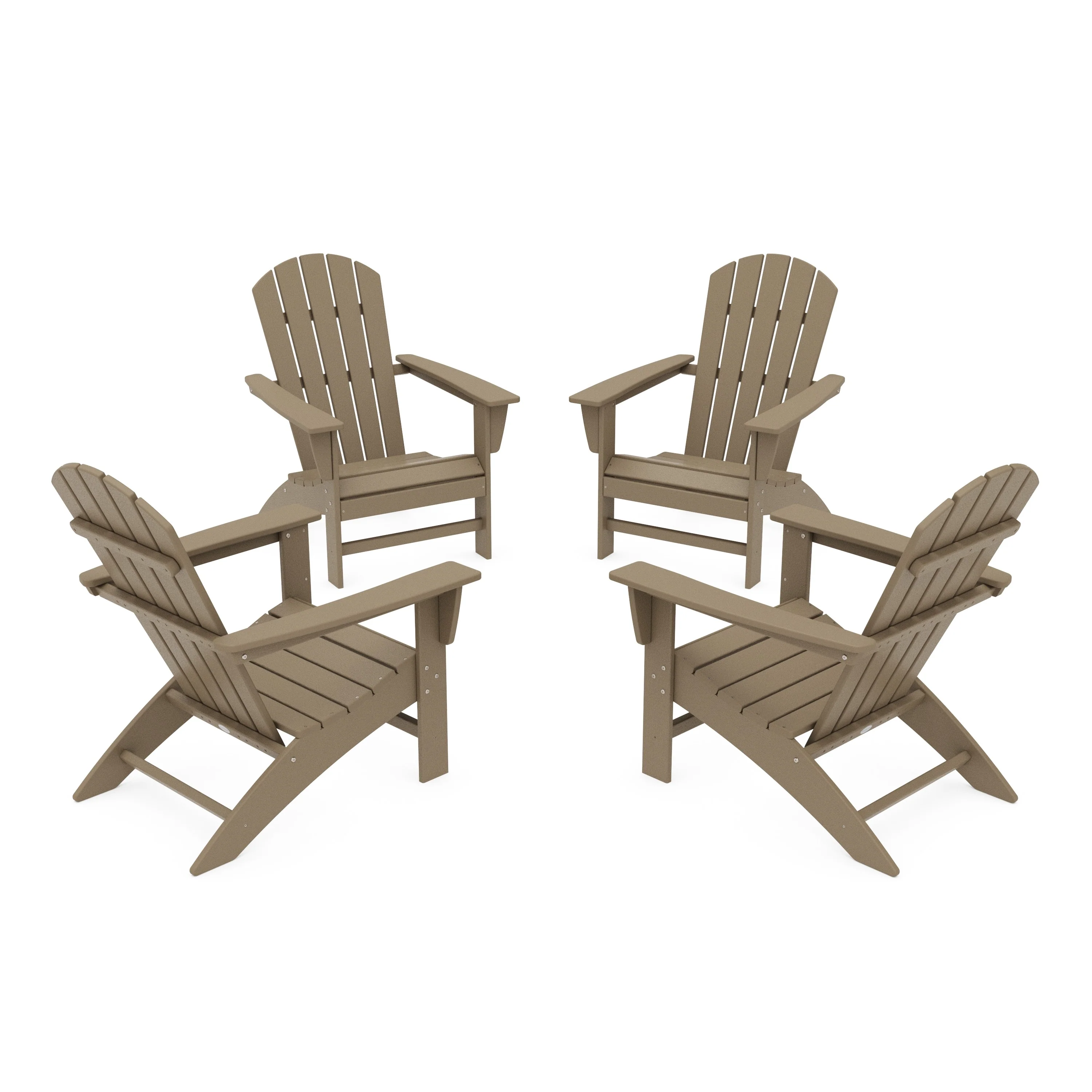 Nautical 4-Piece Adirondack Conversation Set - Image 19