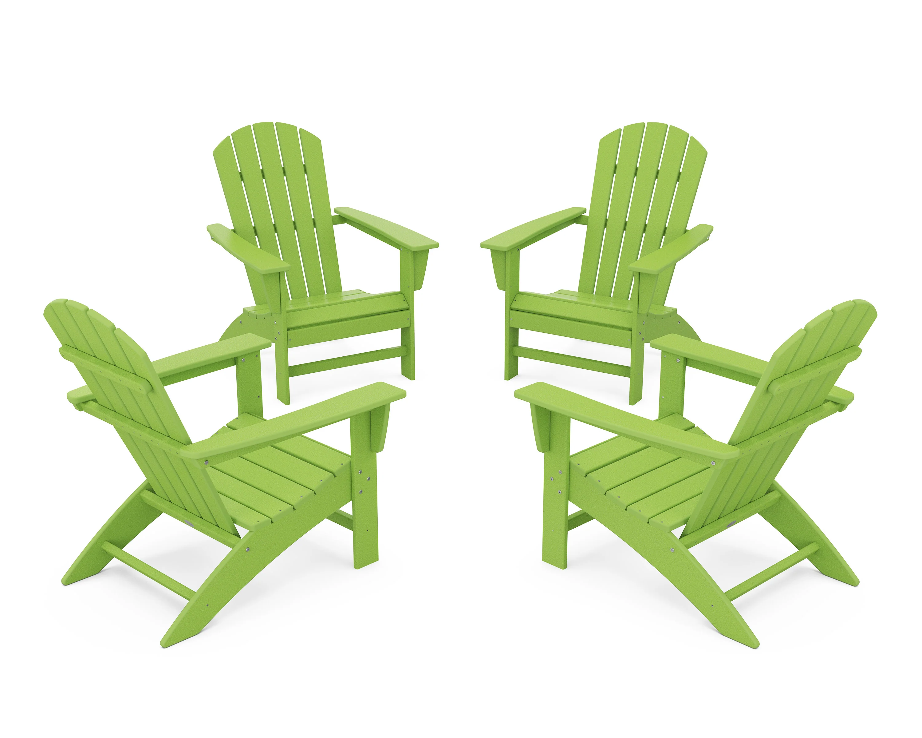Nautical 4-Piece Adirondack Conversation Set - Image 3