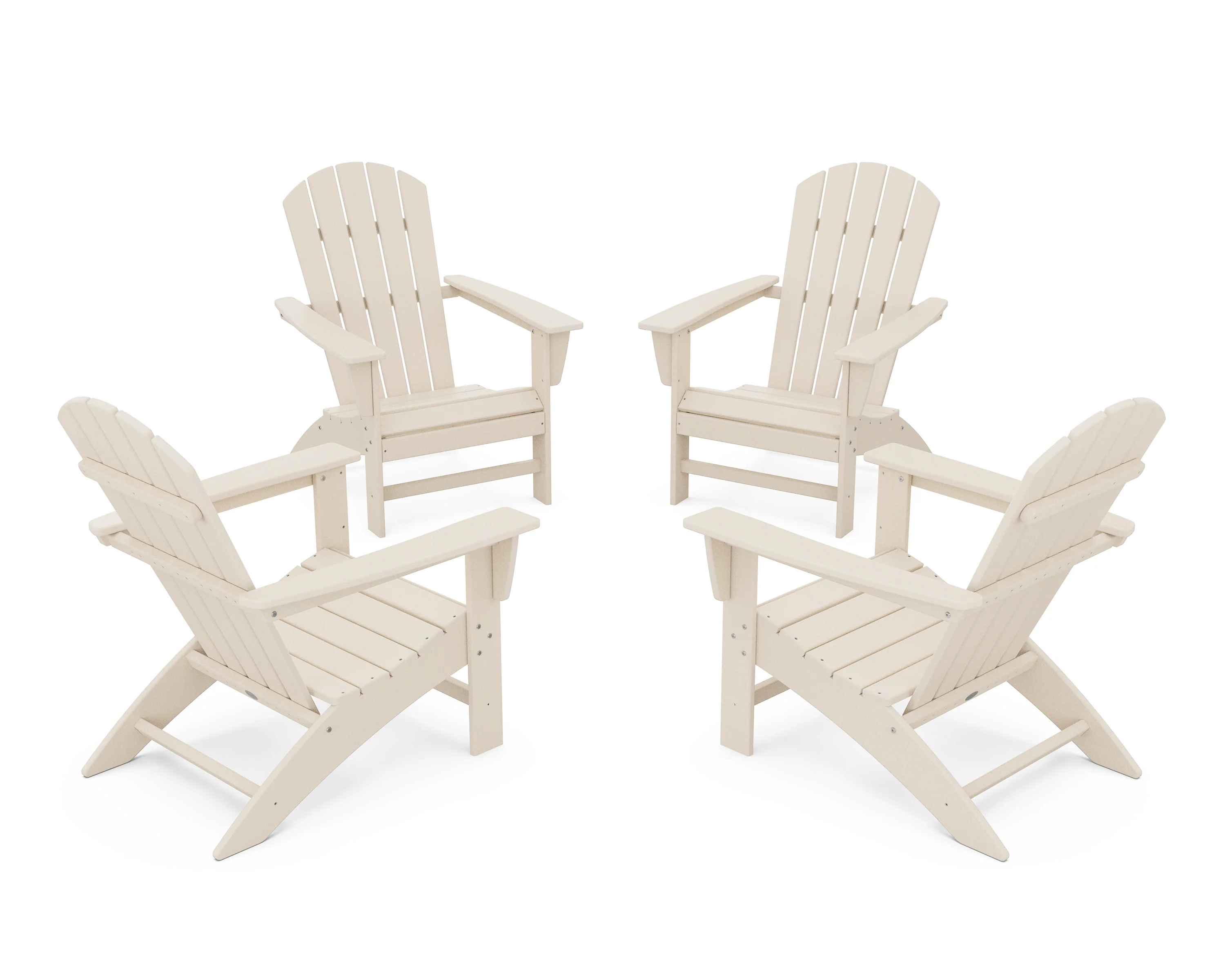 Nautical 4-Piece Adirondack Conversation Set - Image 4