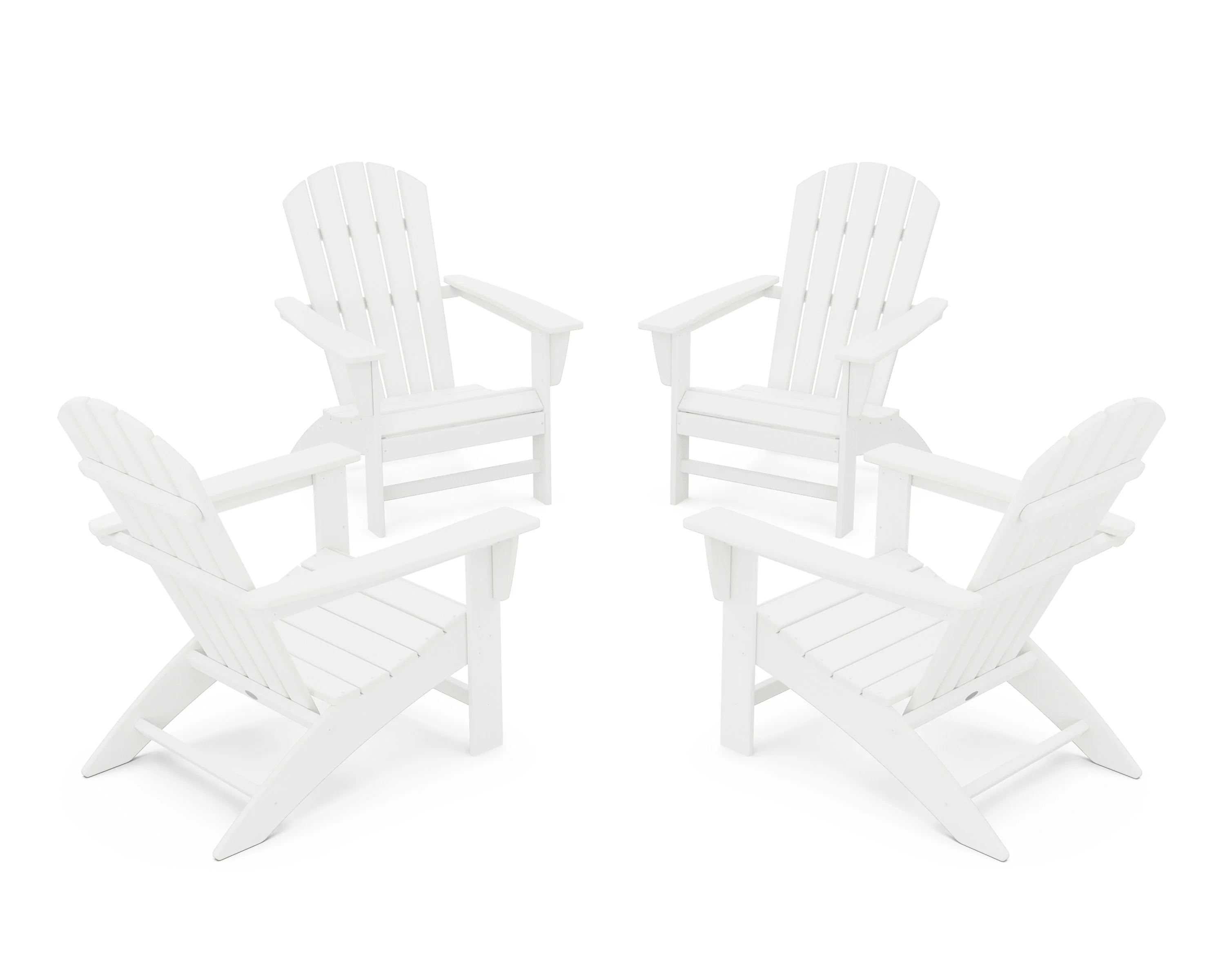 Nautical 4-Piece Adirondack Conversation Set - Image 5