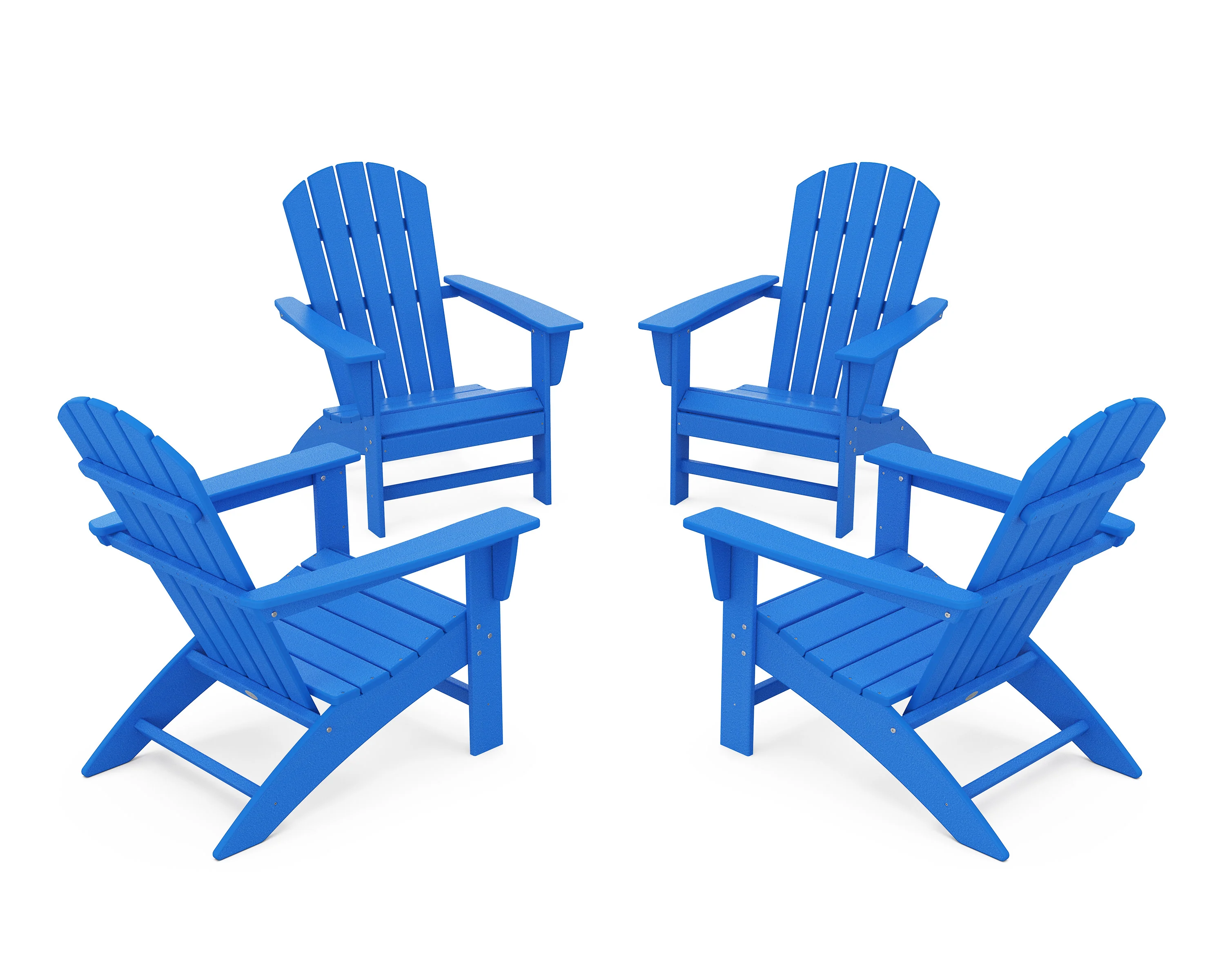 Nautical 4-Piece Adirondack Conversation Set - Image 9