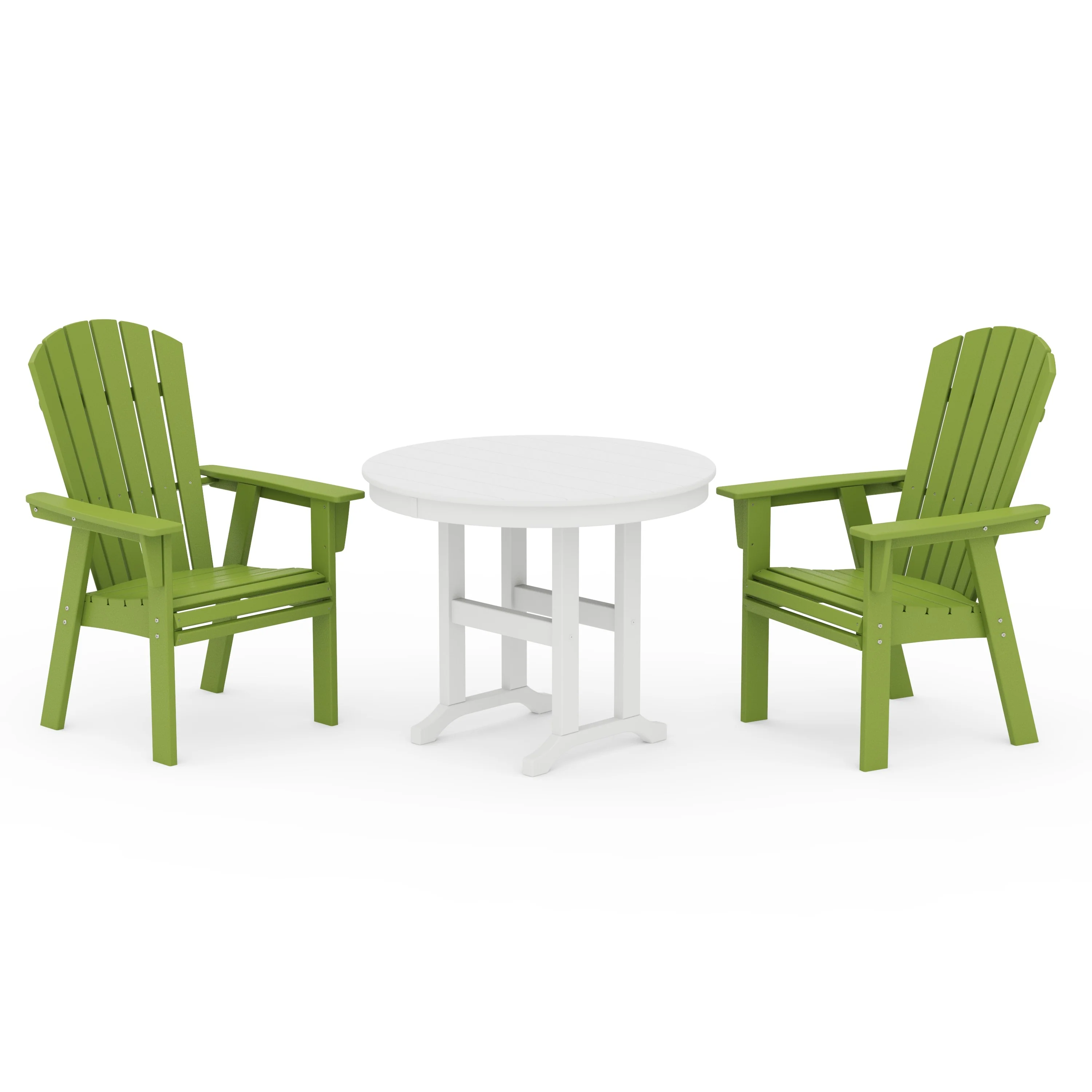 Nautical Adirondack 3-Piece Round Dining Set - Image 15