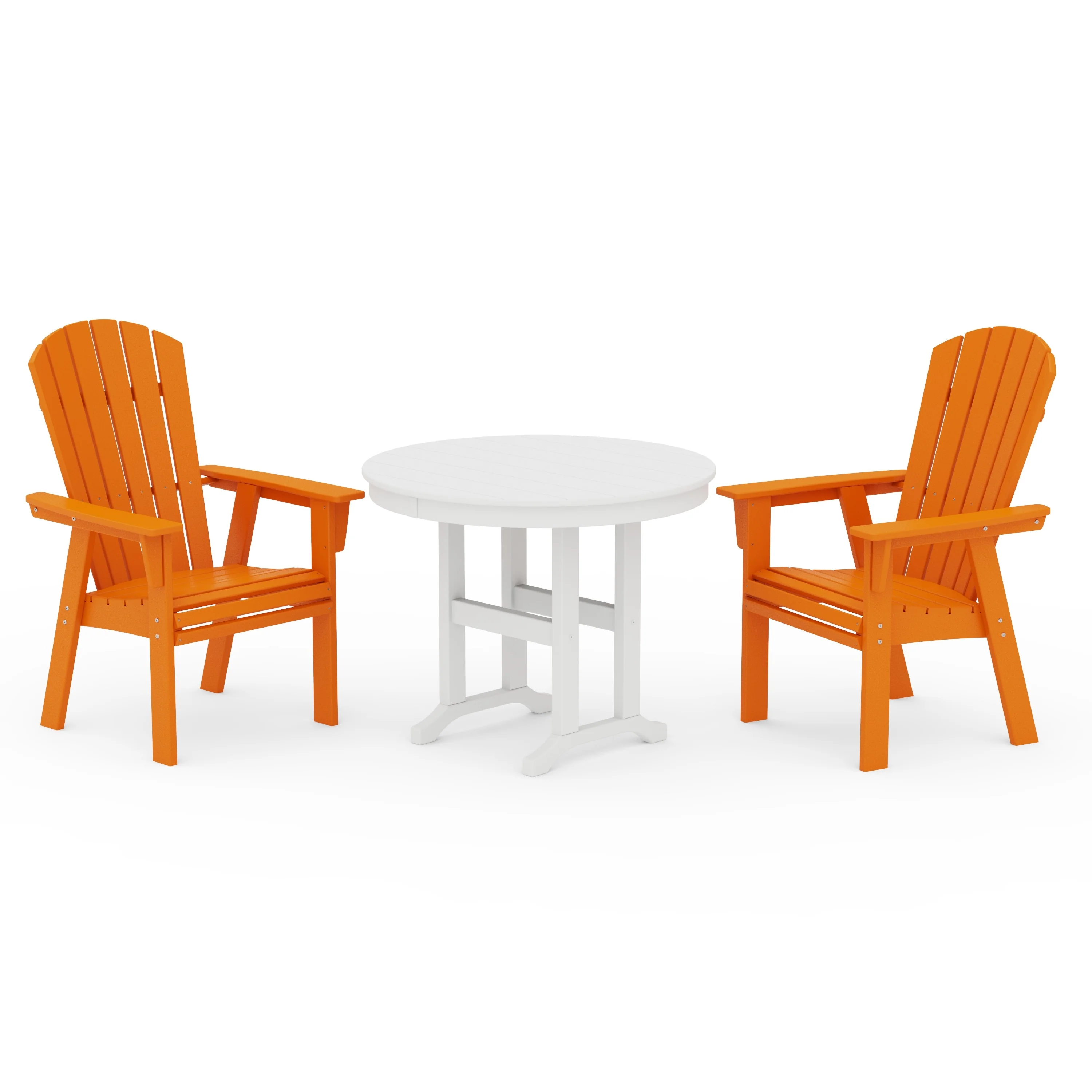 Nautical Adirondack 3-Piece Round Dining Set - Image 6