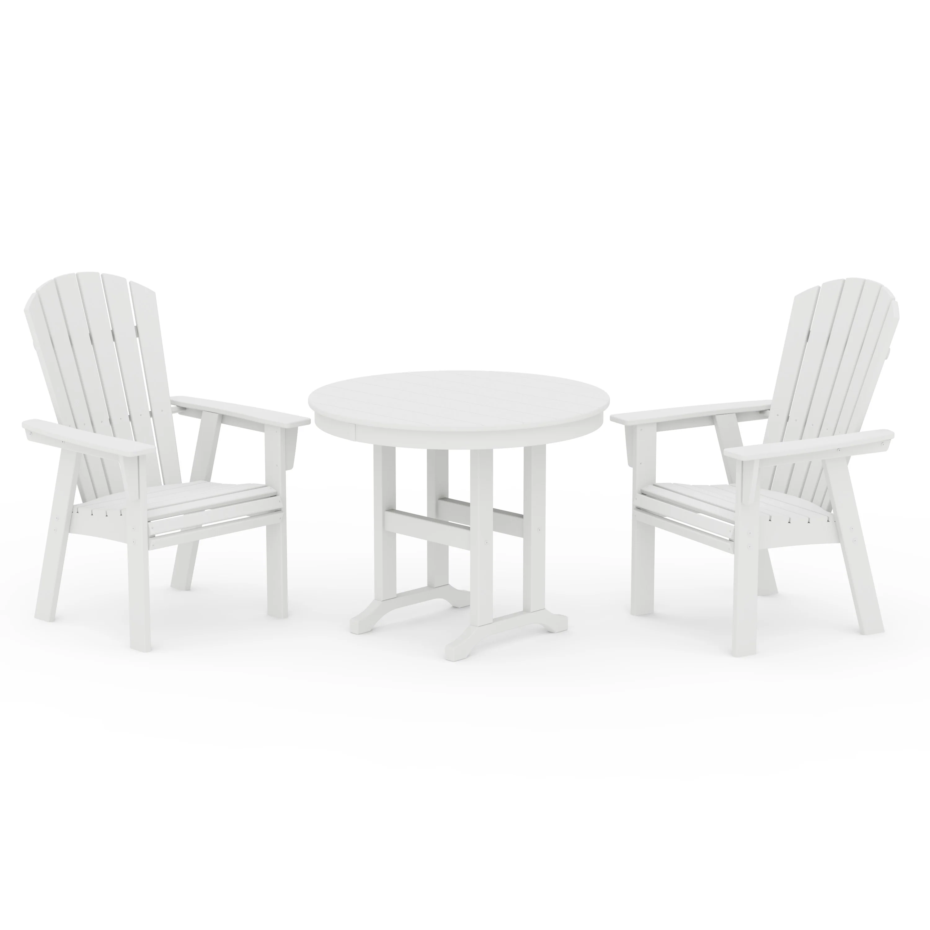 Nautical Adirondack 3-Piece Round Dining Set - Image 7