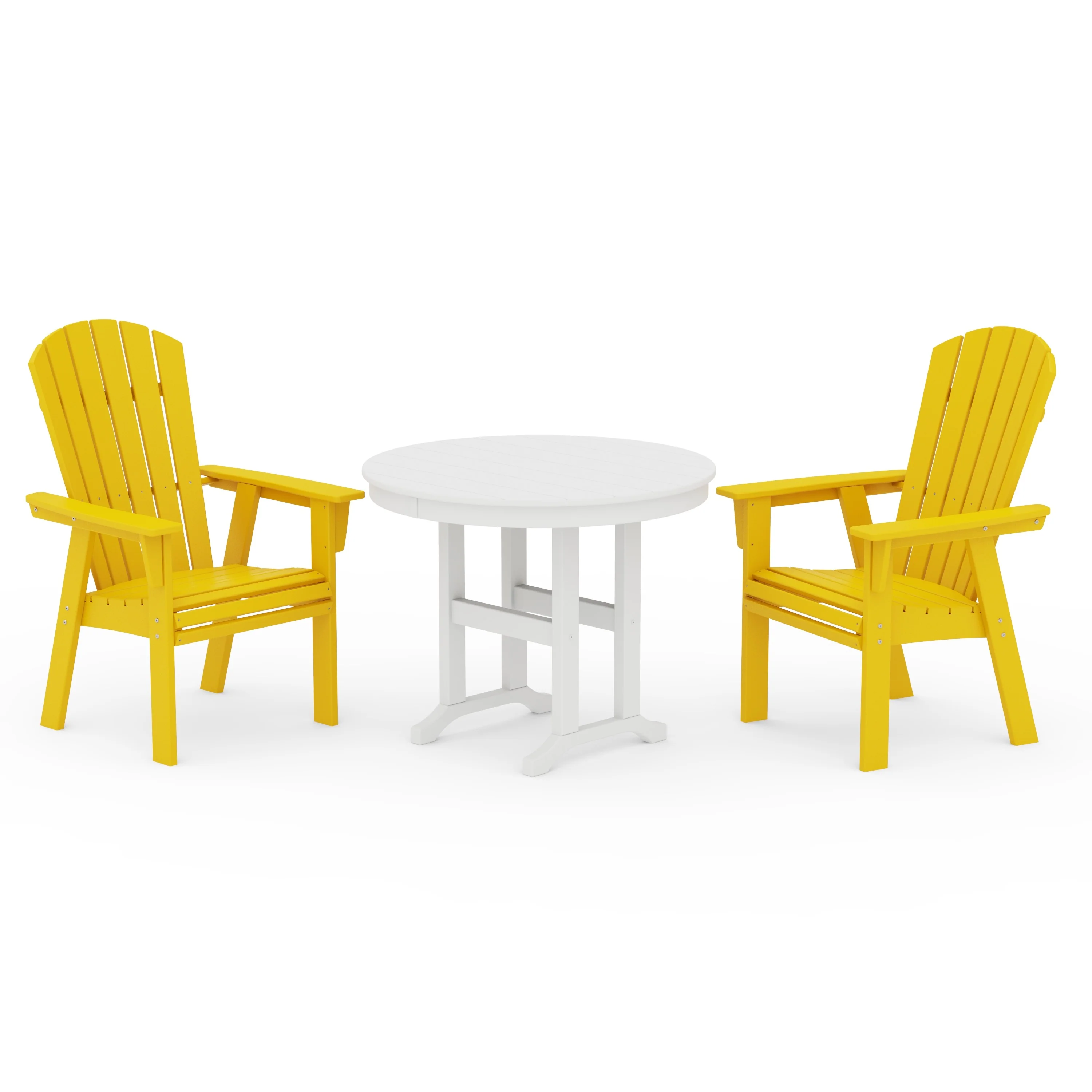Nautical Adirondack 3-Piece Round Dining Set - Image 8