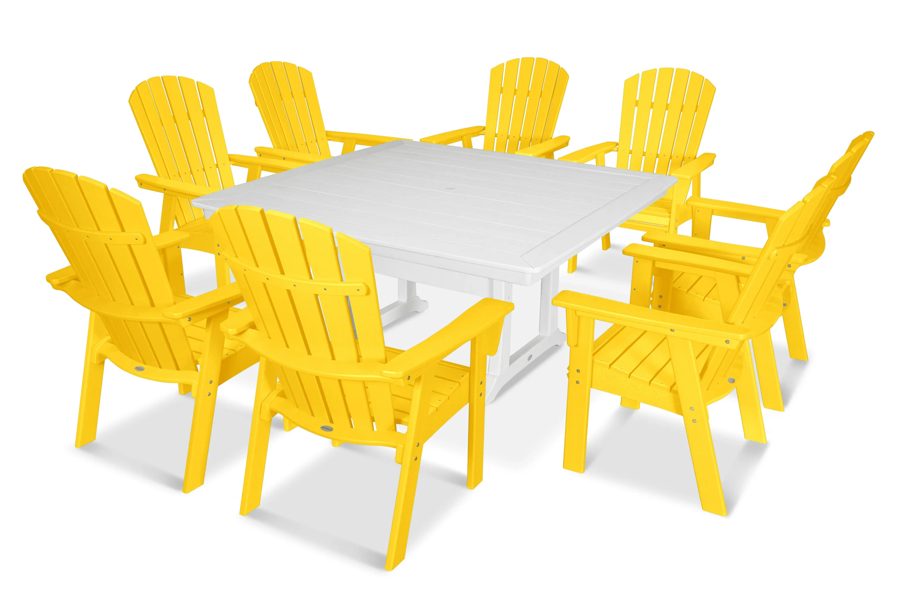Nautical Adirondack 9-Piece Trestle Dining Set - Image 12