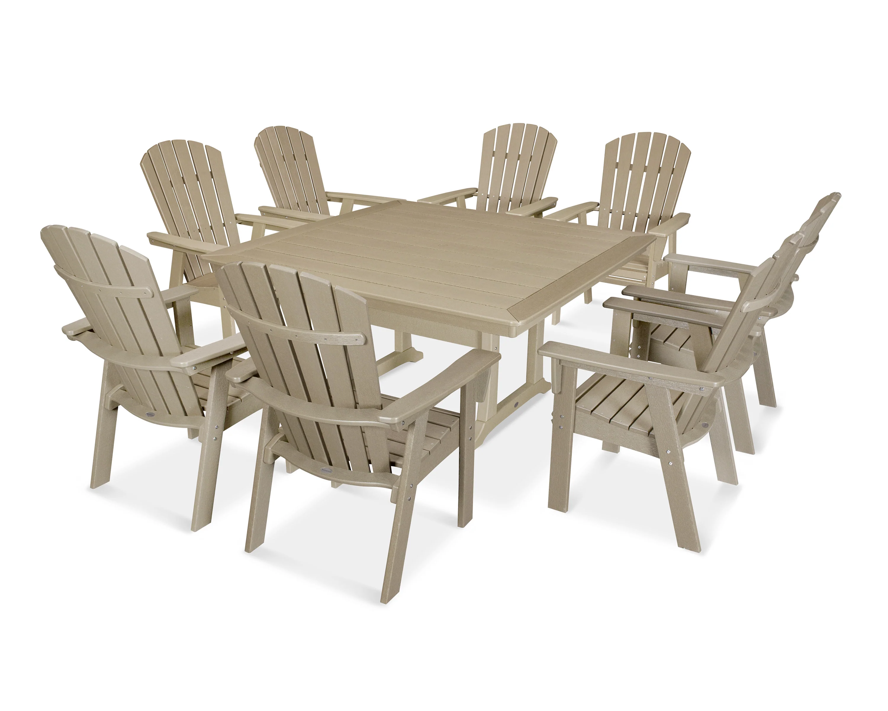 Nautical Adirondack 9-Piece Trestle Dining Set - Image 15