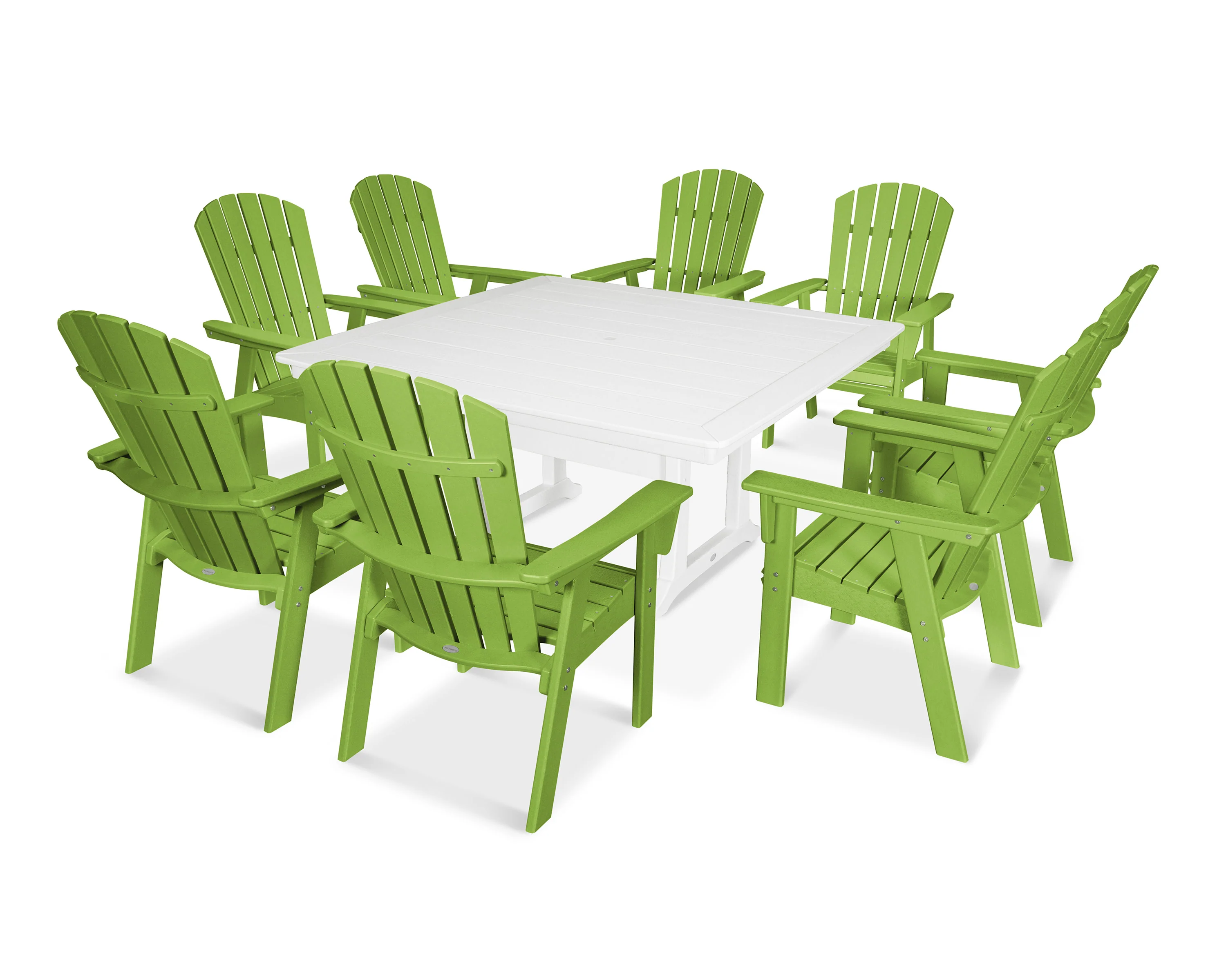 Nautical Adirondack 9-Piece Trestle Dining Set - Image 16