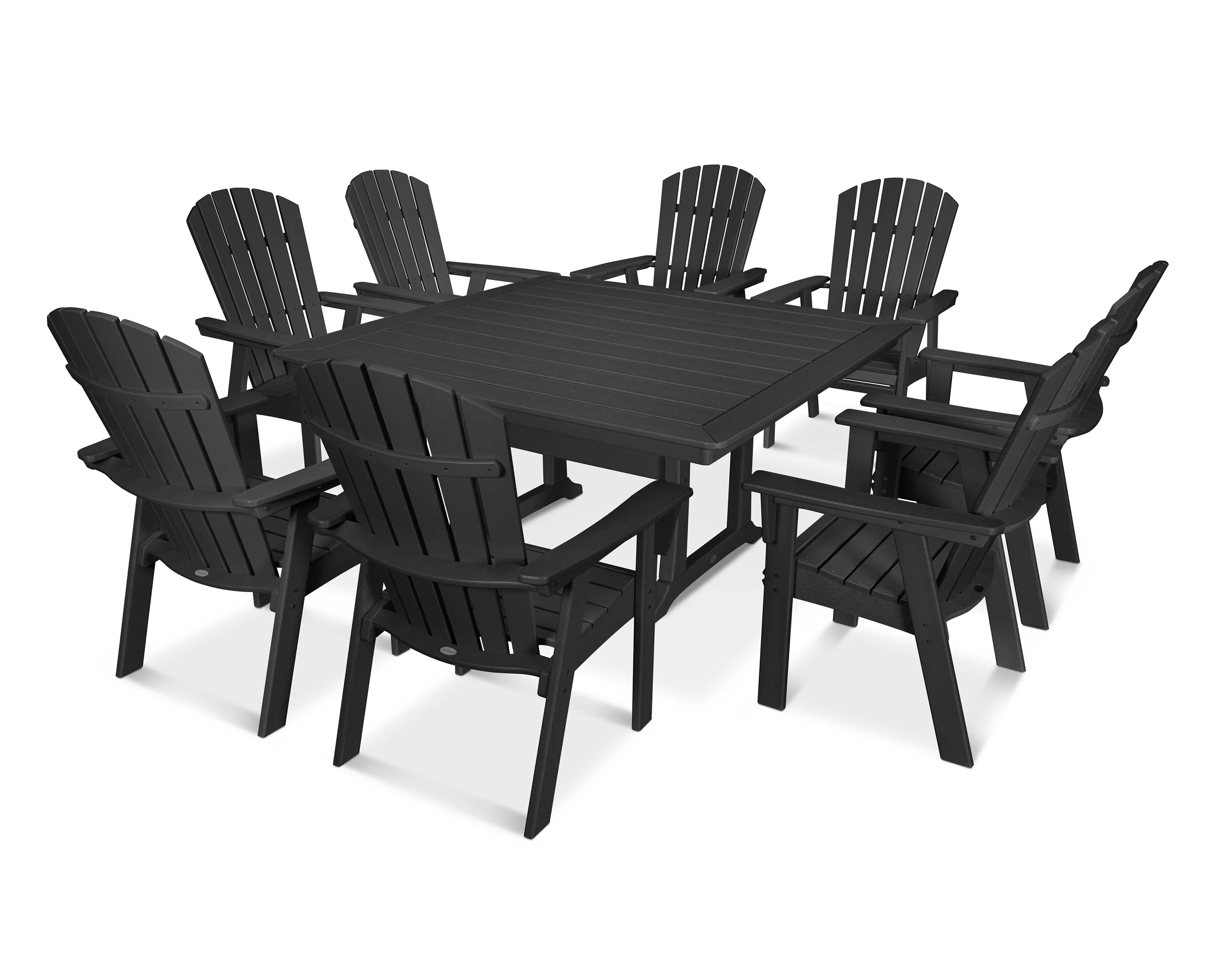 Nautical Adirondack 9-Piece Trestle Dining Set - Image 19