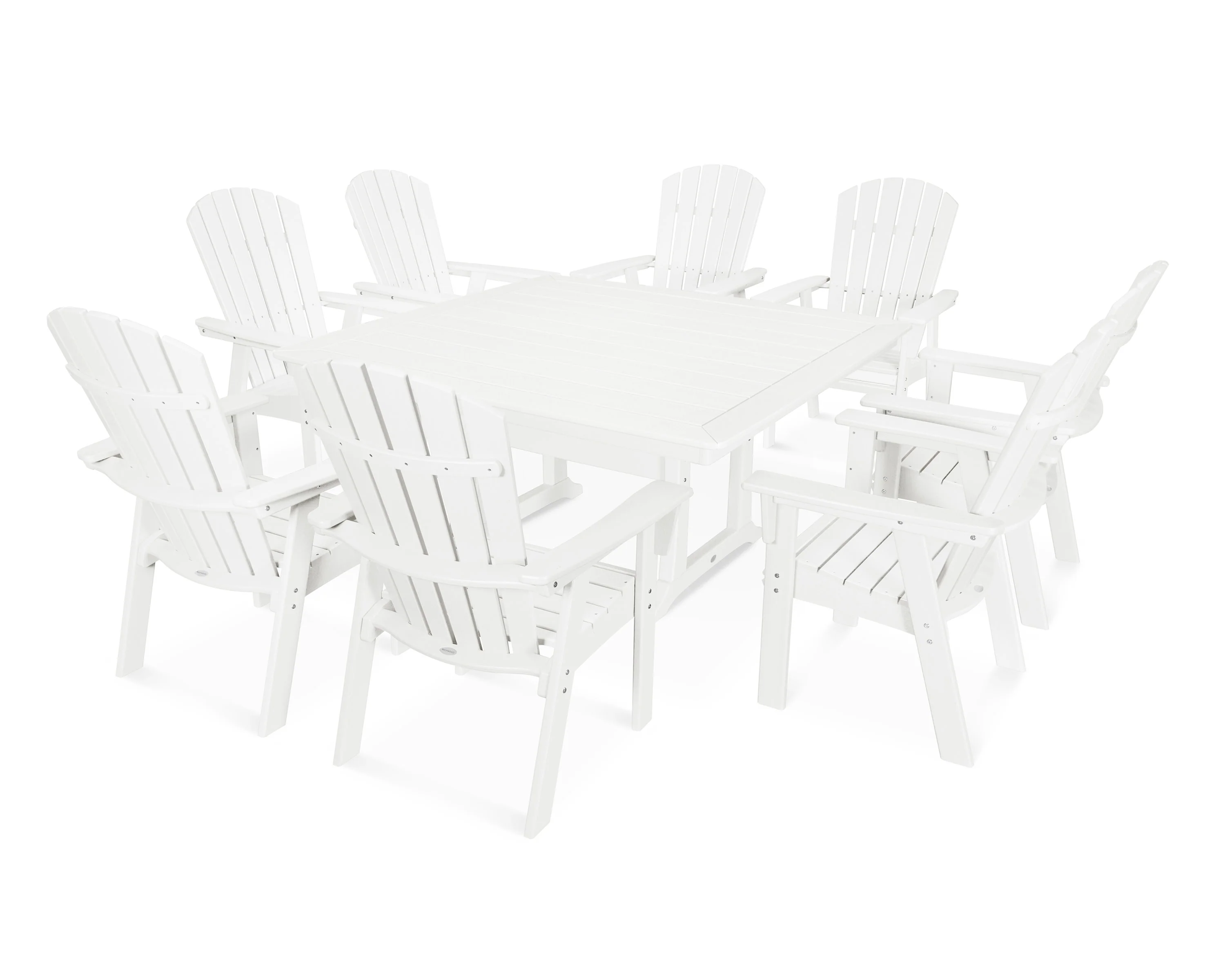Nautical Adirondack 9-Piece Trestle Dining Set - Image 7