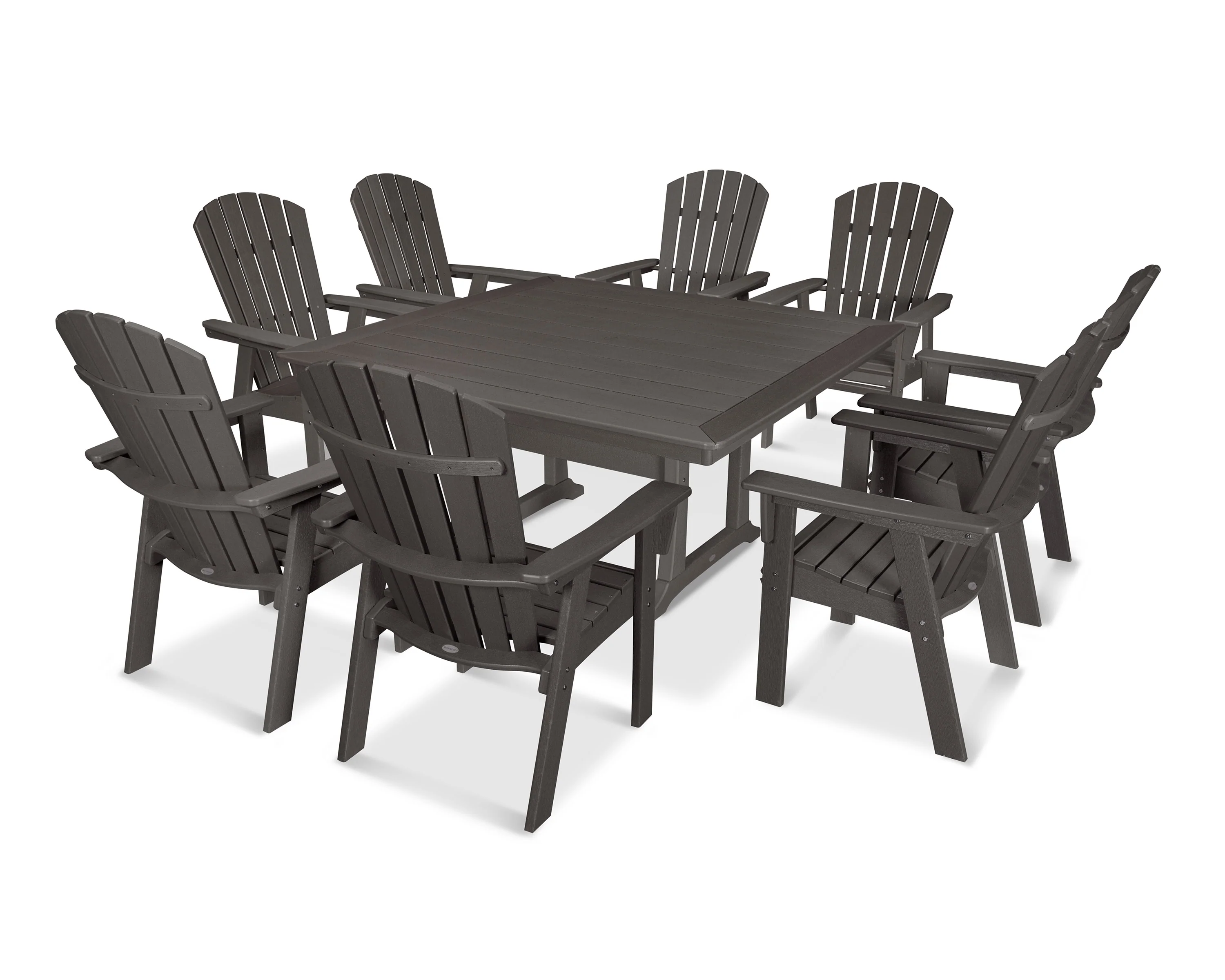 Nautical Adirondack 9-Piece Trestle Dining Set - Image 8
