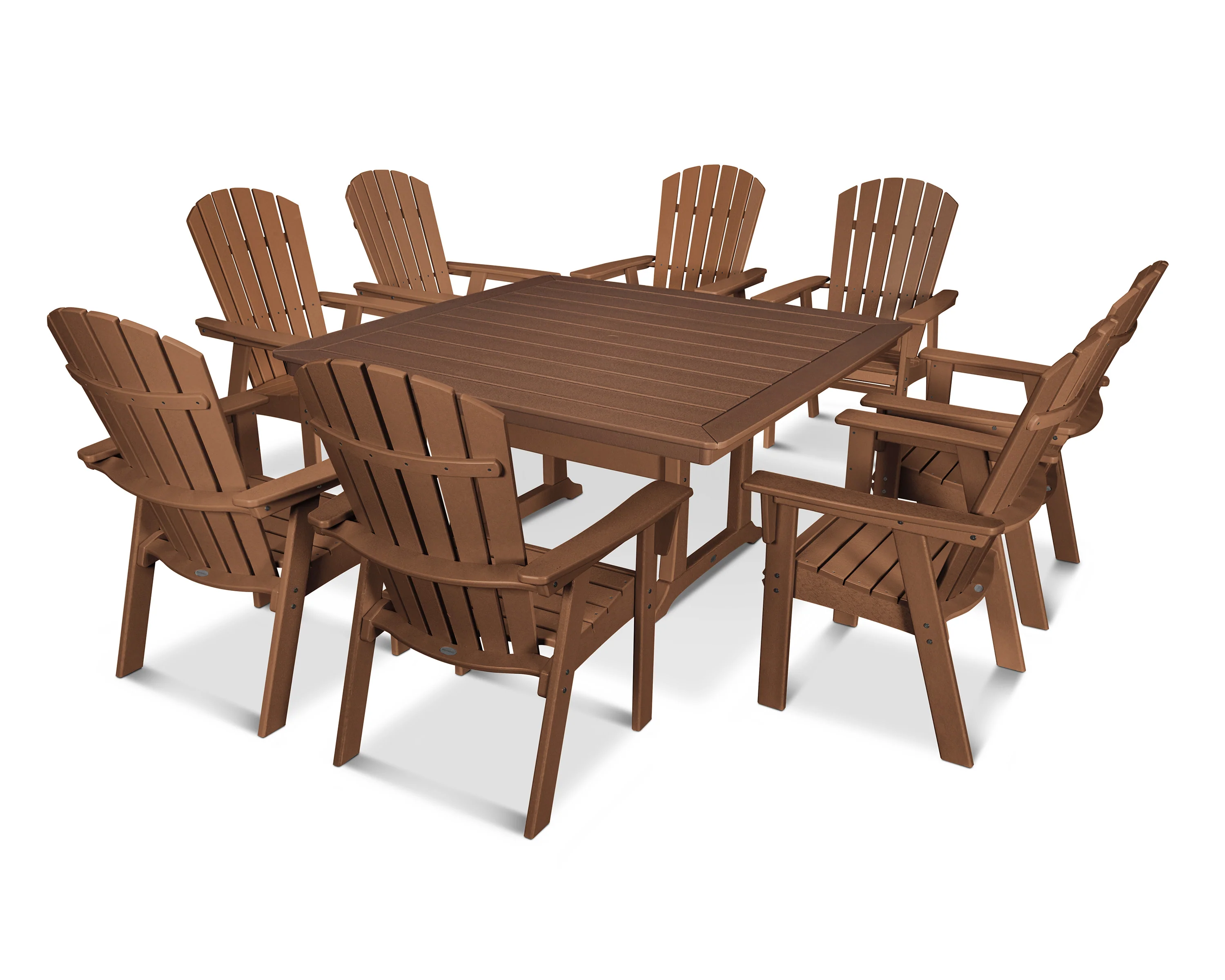 Nautical Adirondack 9-Piece Trestle Dining Set - Image 9