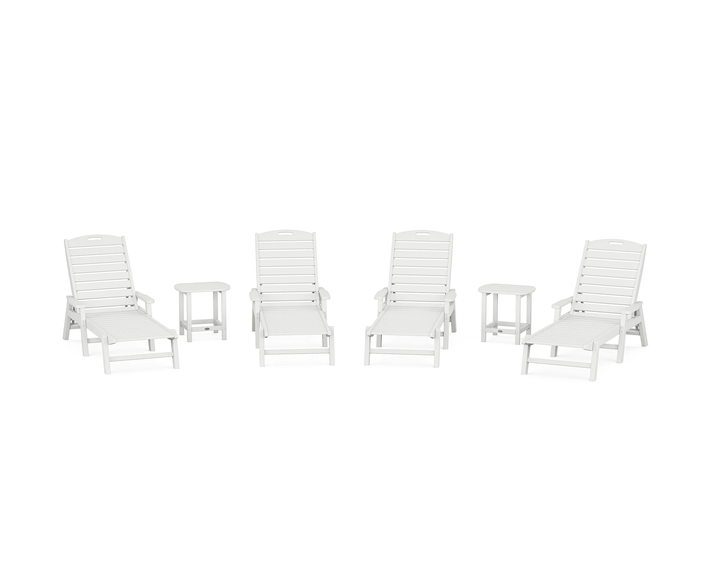 Nautical Chaise 6-Piece Set with Arms - Image 3