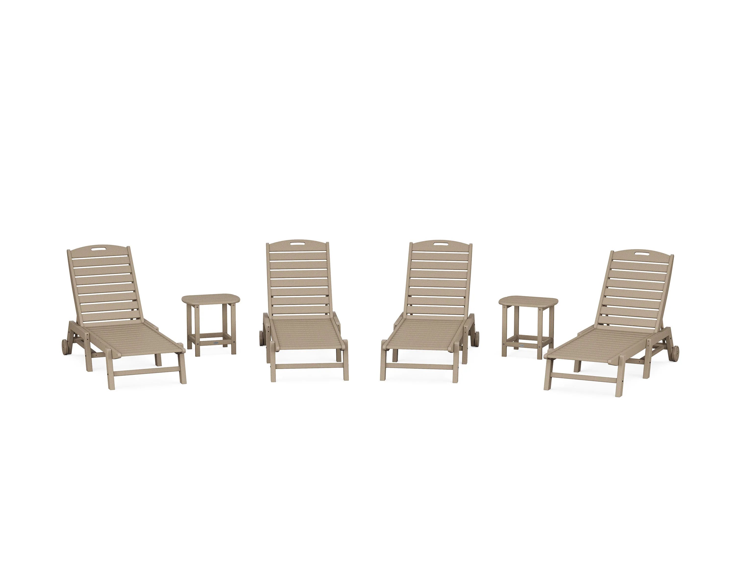 Nautical Chaise 6-Piece Set with Wheels - Image 10