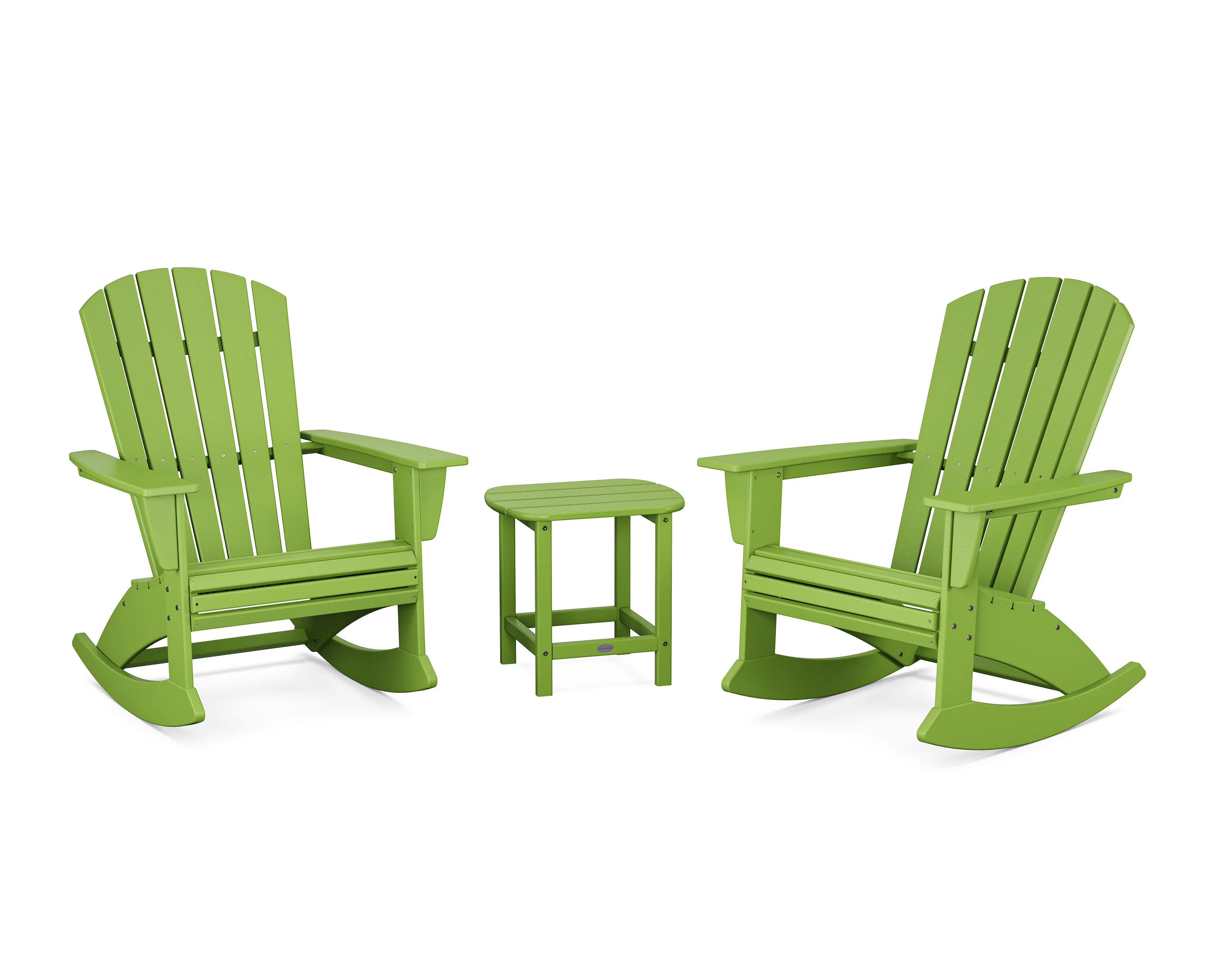 Nautical Curveback 3-Piece Adirondack Rocking Chair Set - Image 13