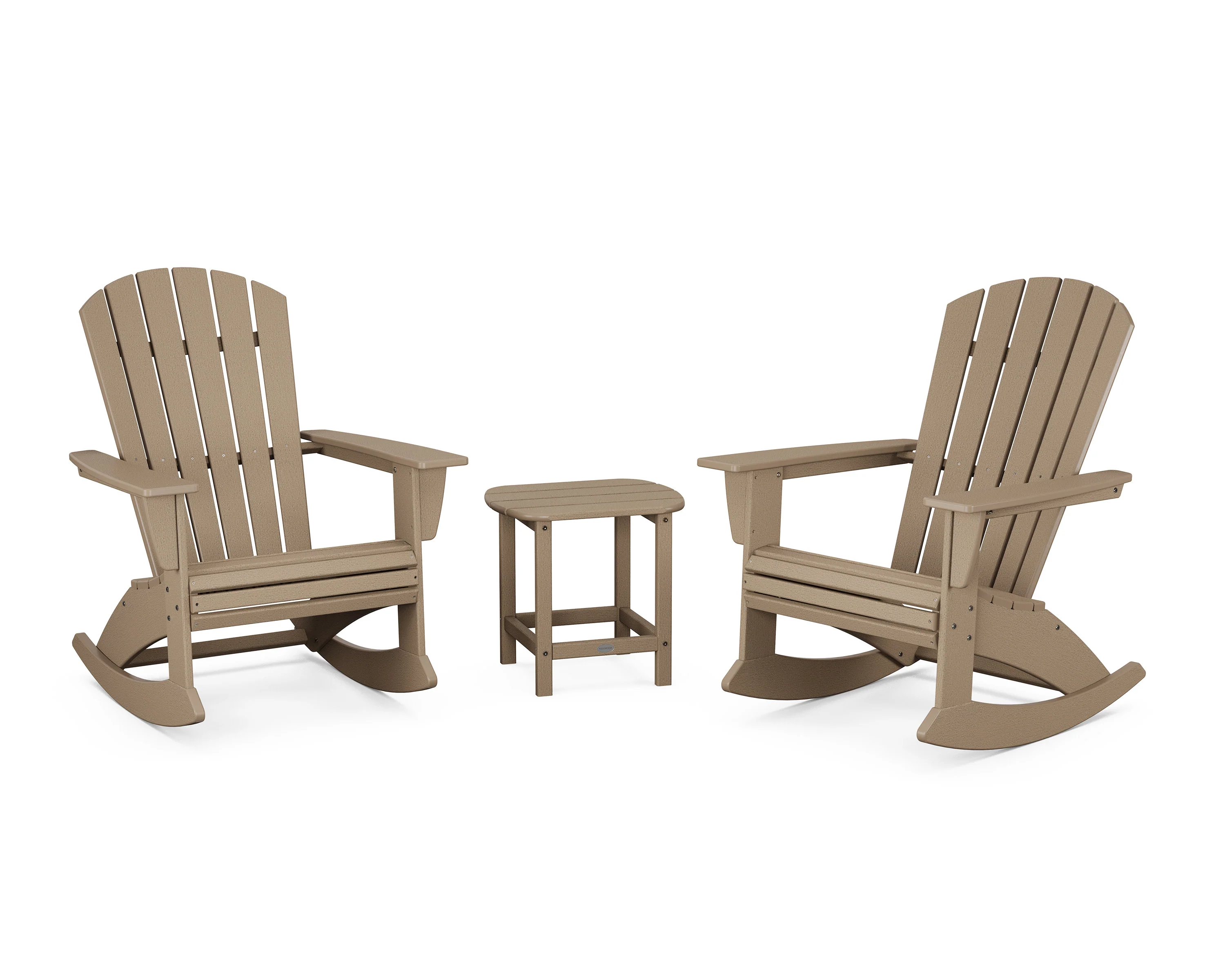 Nautical Curveback 3-Piece Adirondack Rocking Chair Set - Image 16
