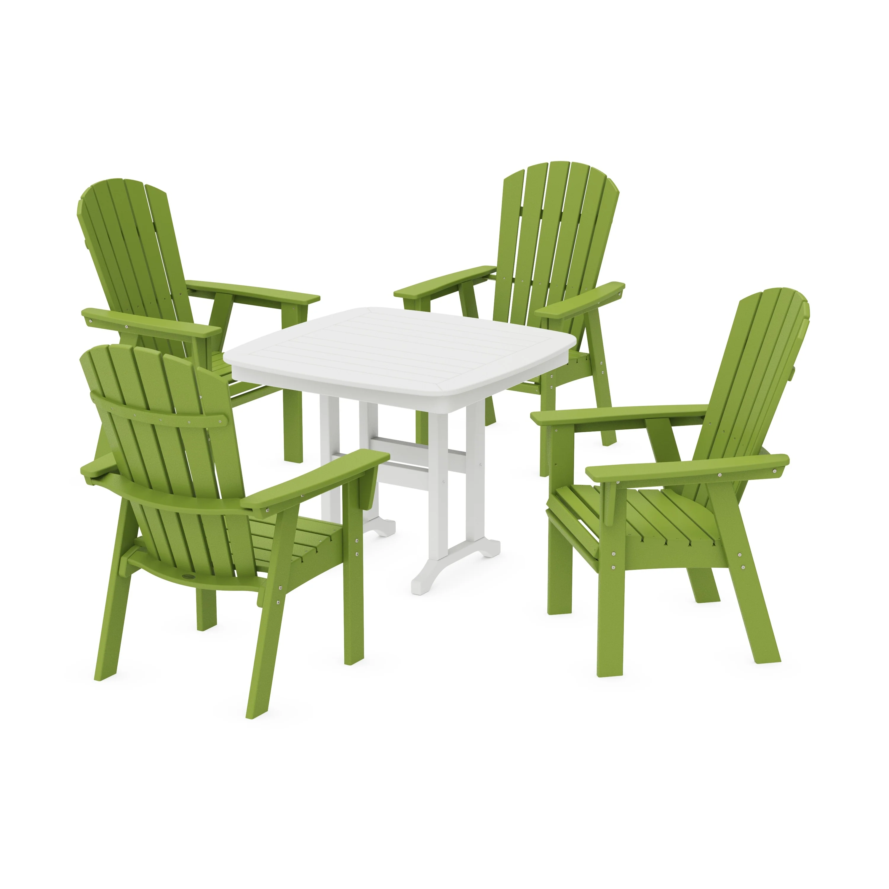 Nautical Curveback Adirondack 5-Piece Dining Set - Image 10