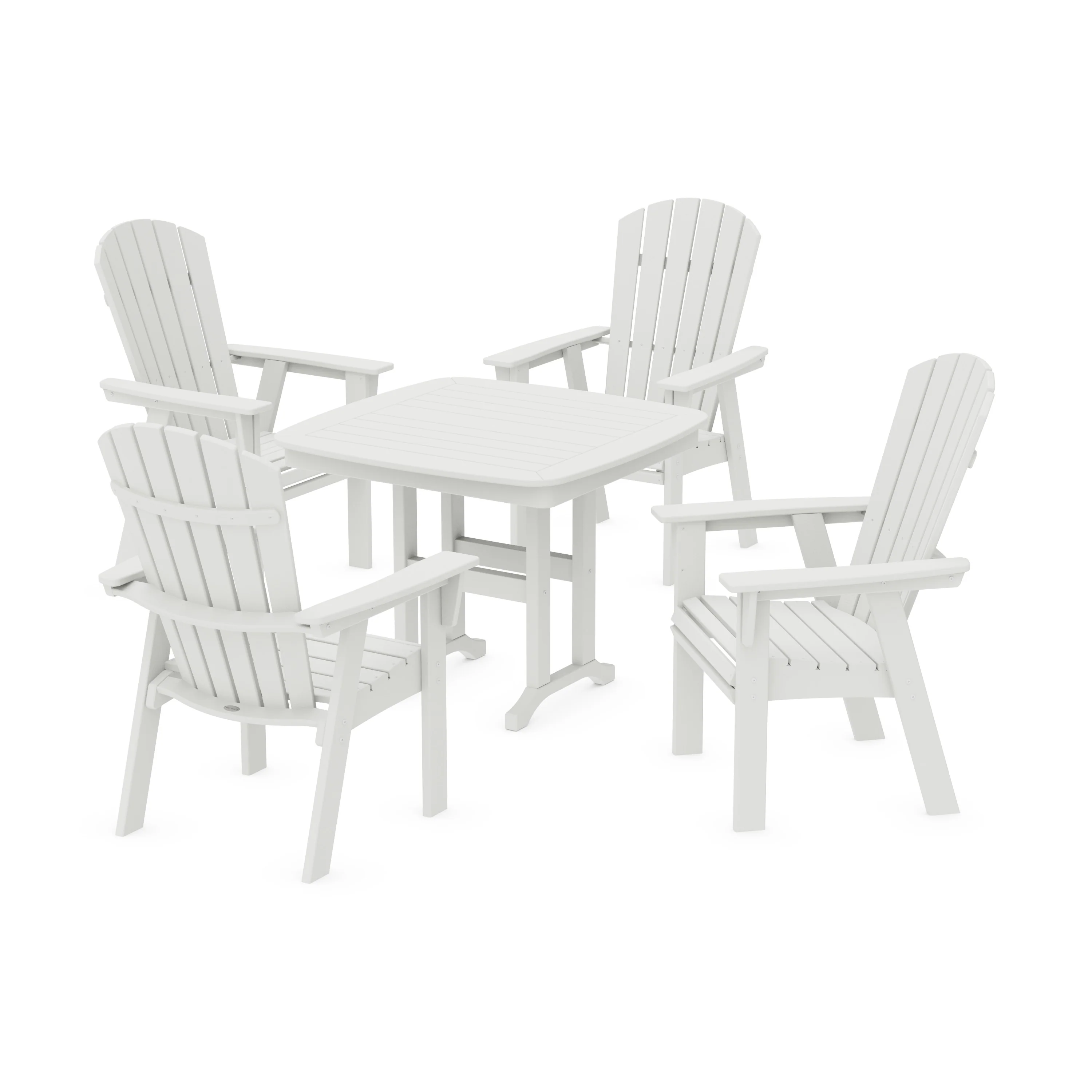 Nautical Curveback Adirondack 5-Piece Dining Set - Image 14