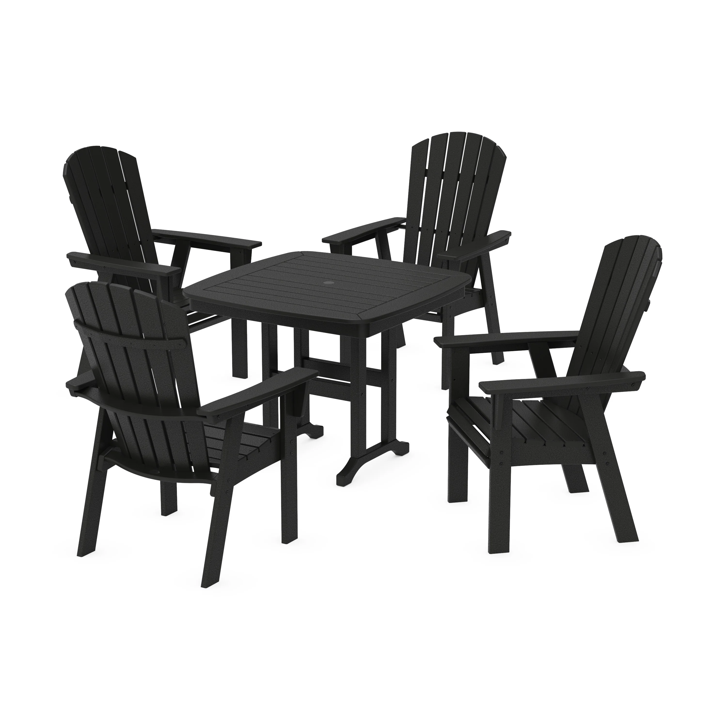 Nautical Curveback Adirondack 5-Piece Dining Set - Image 15