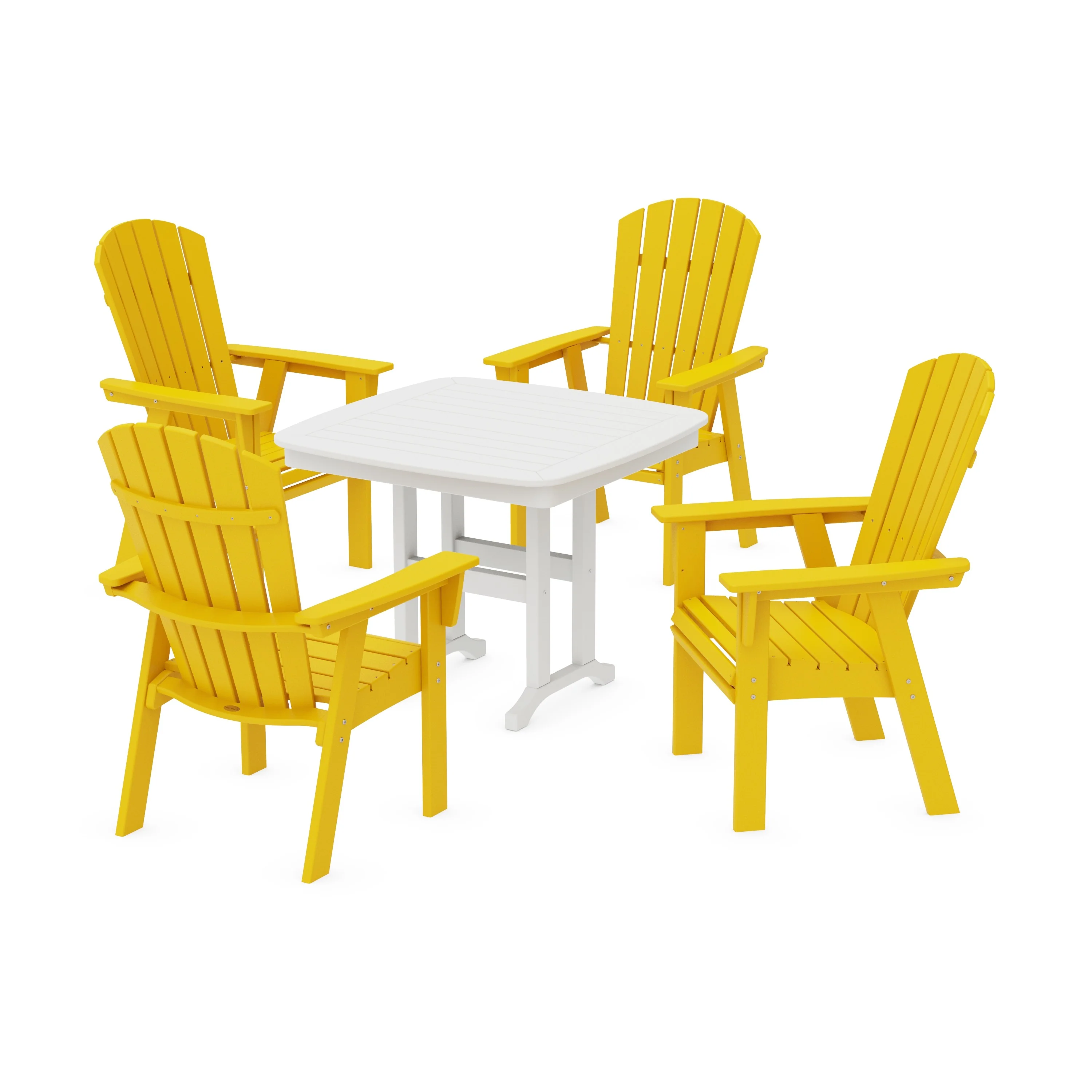 Nautical Curveback Adirondack 5-Piece Dining Set - Image 16