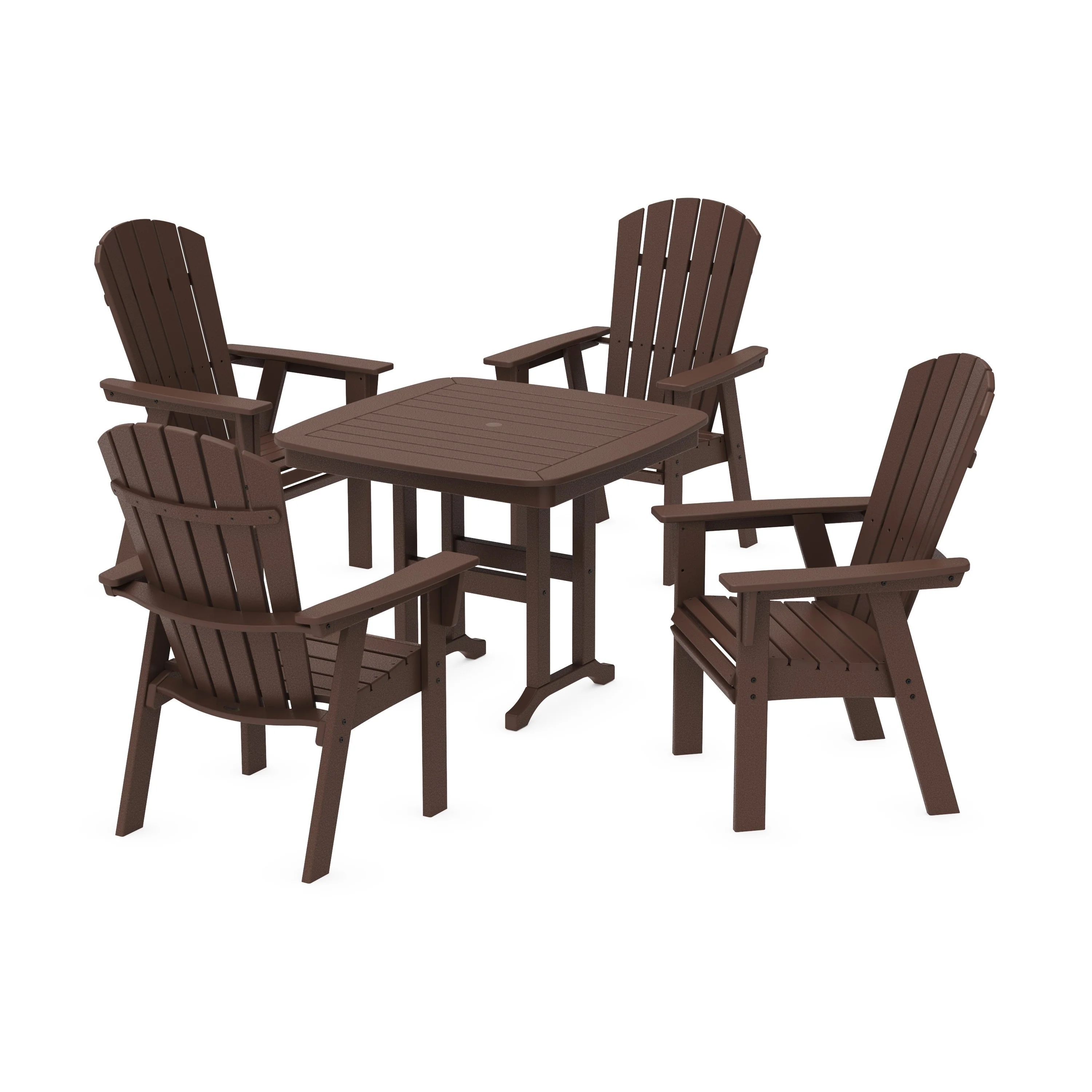 Nautical Curveback Adirondack 5-Piece Dining Set - Image 19