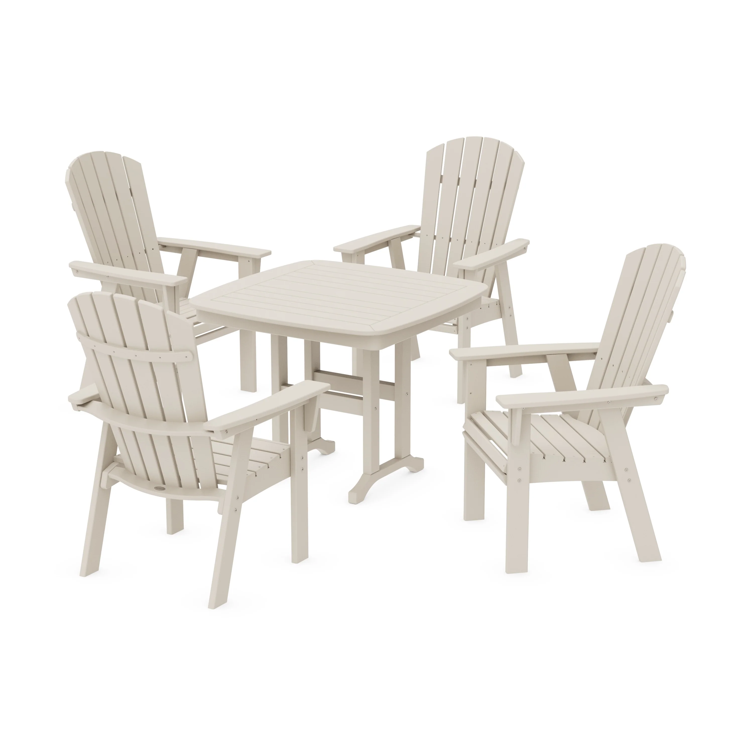 Nautical Curveback Adirondack 5-Piece Dining Set - Image 8