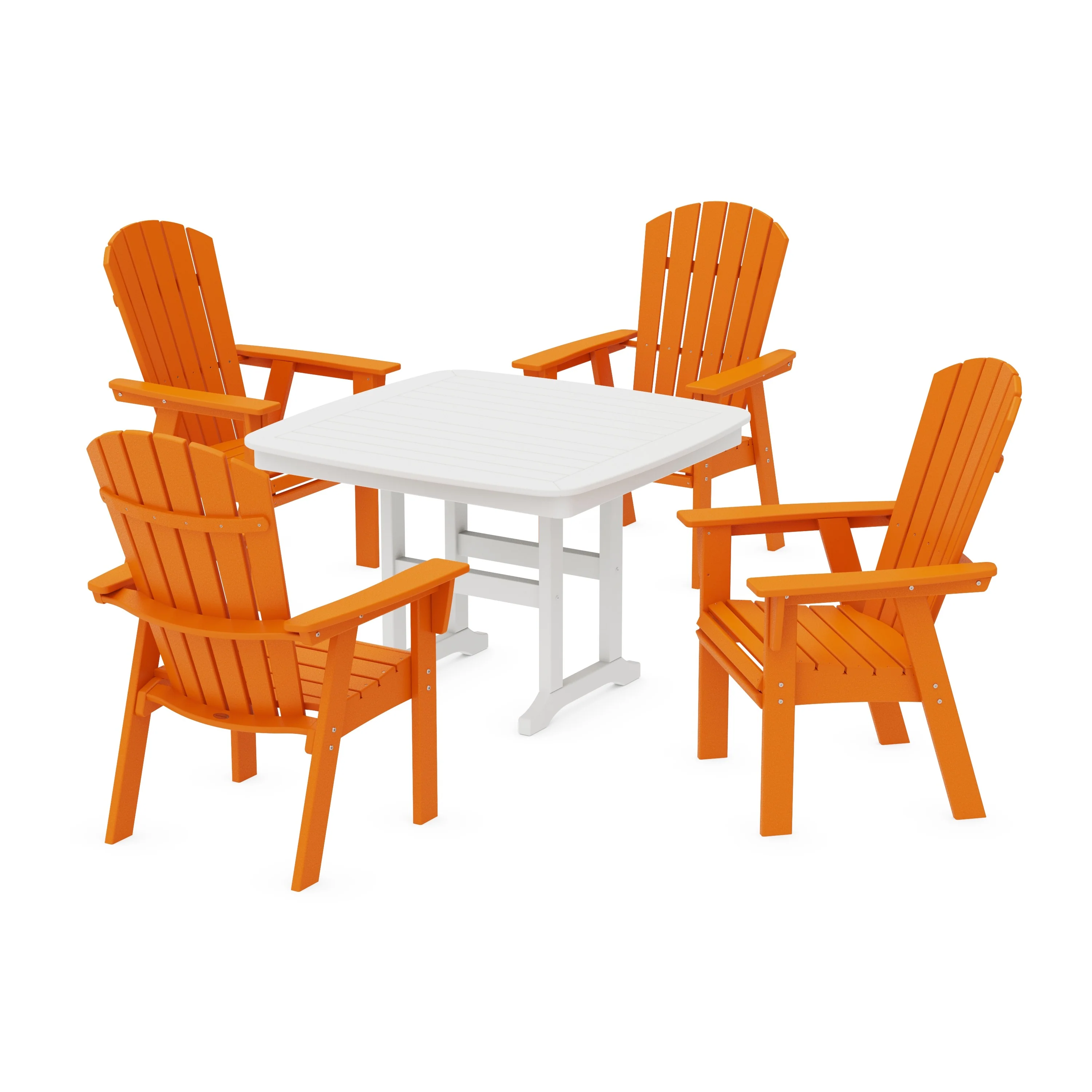 Nautical Curveback Adirondack 5-Piece Dining Set - Image 10