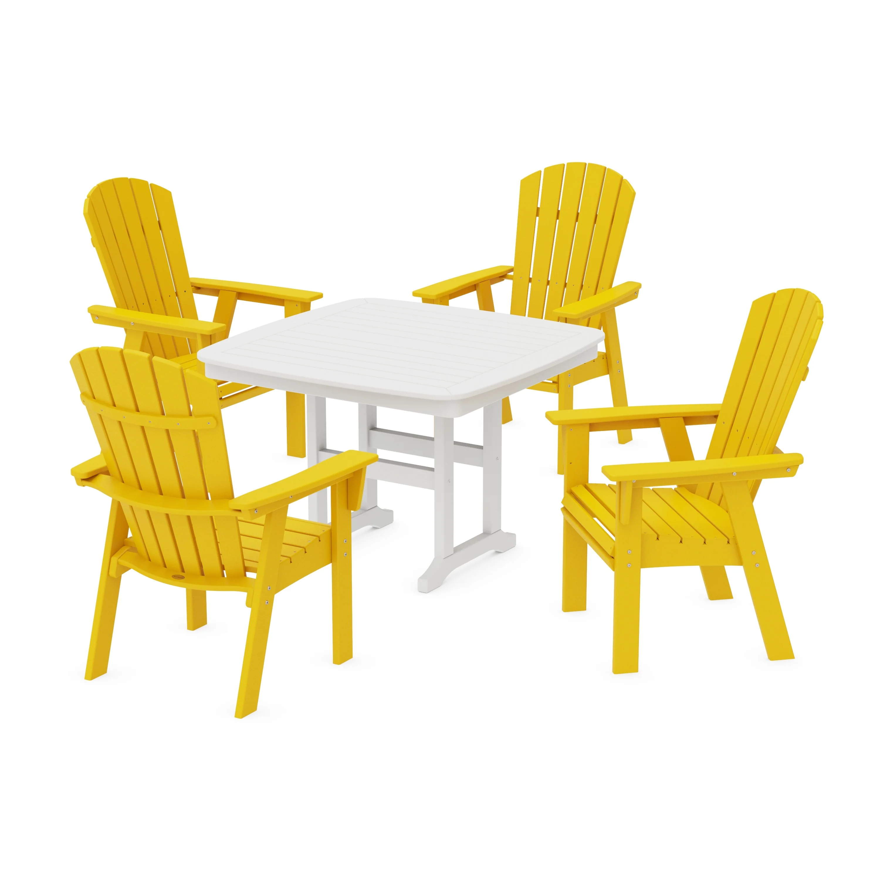 Nautical Curveback Adirondack 5-Piece Dining Set - Image 15