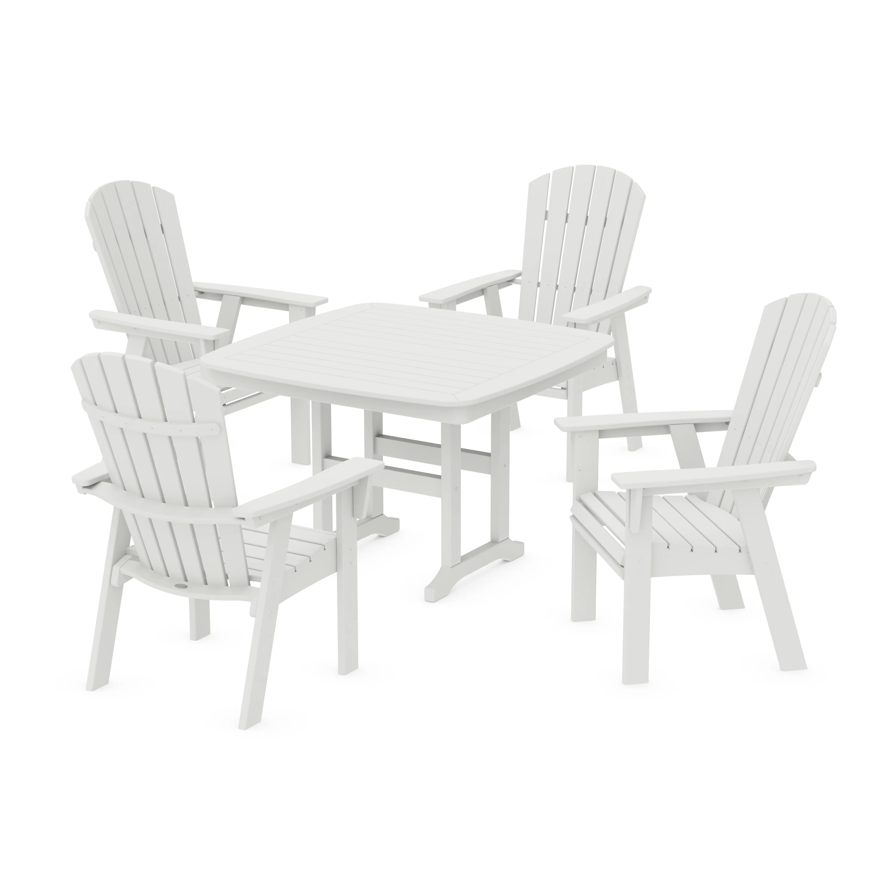 Nautical Curveback Adirondack 5-Piece Dining Set - Image 5