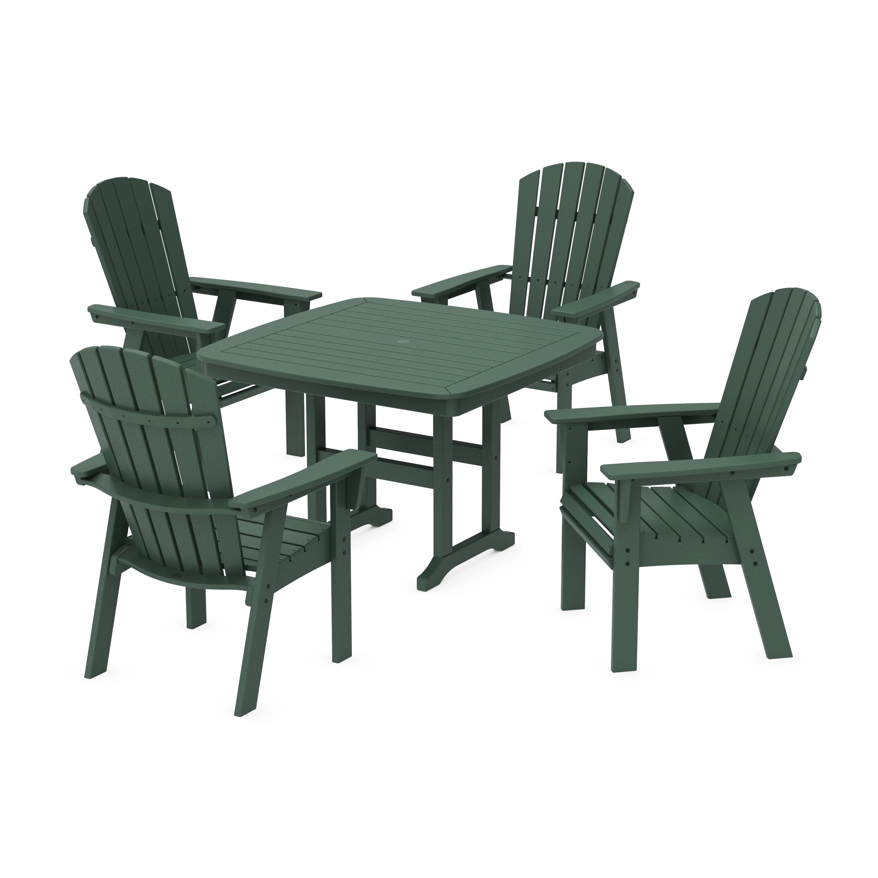 Nautical Curveback Adirondack 5-Piece Dining Set - Image 6