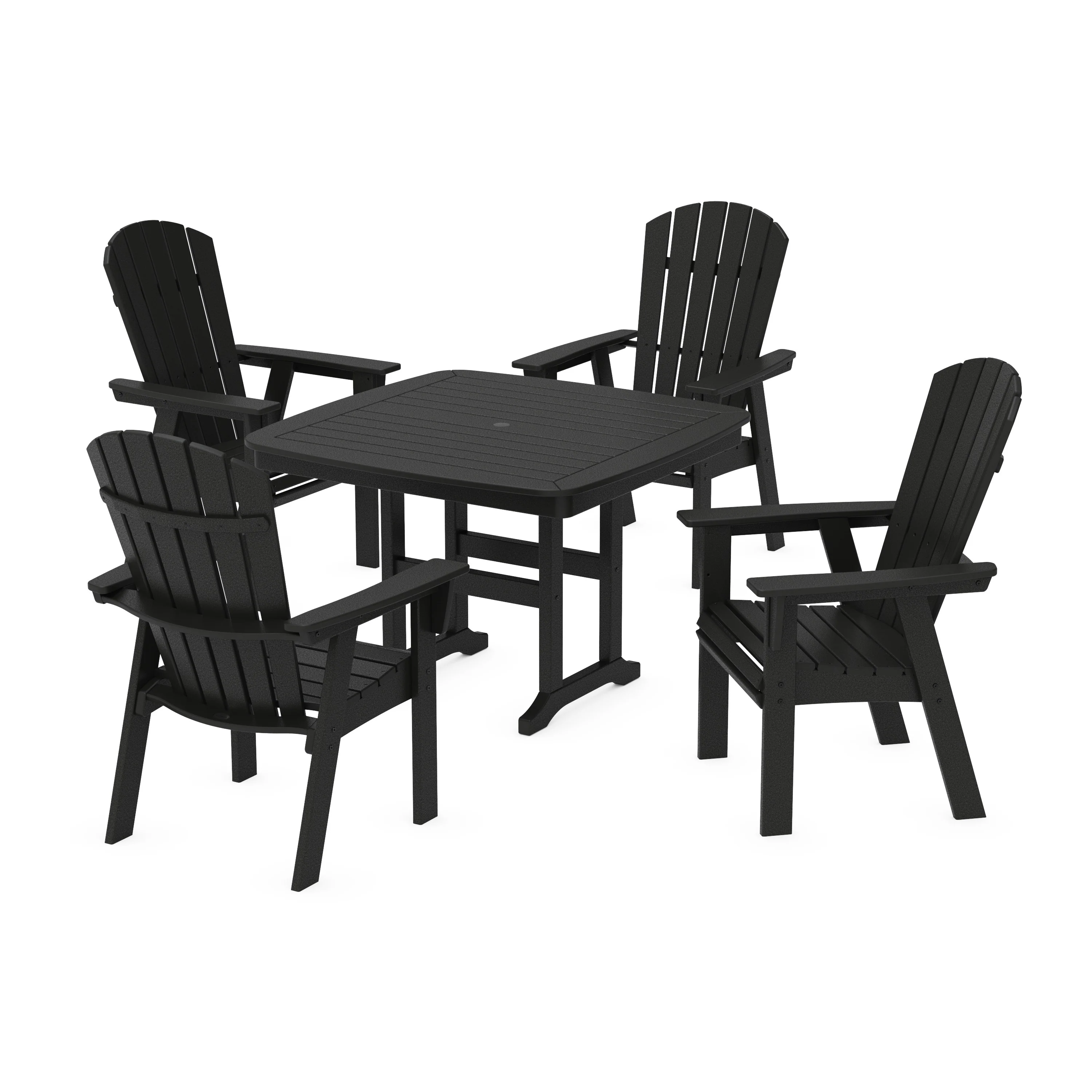 Nautical Curveback Adirondack 5-Piece Dining Set - Image 7