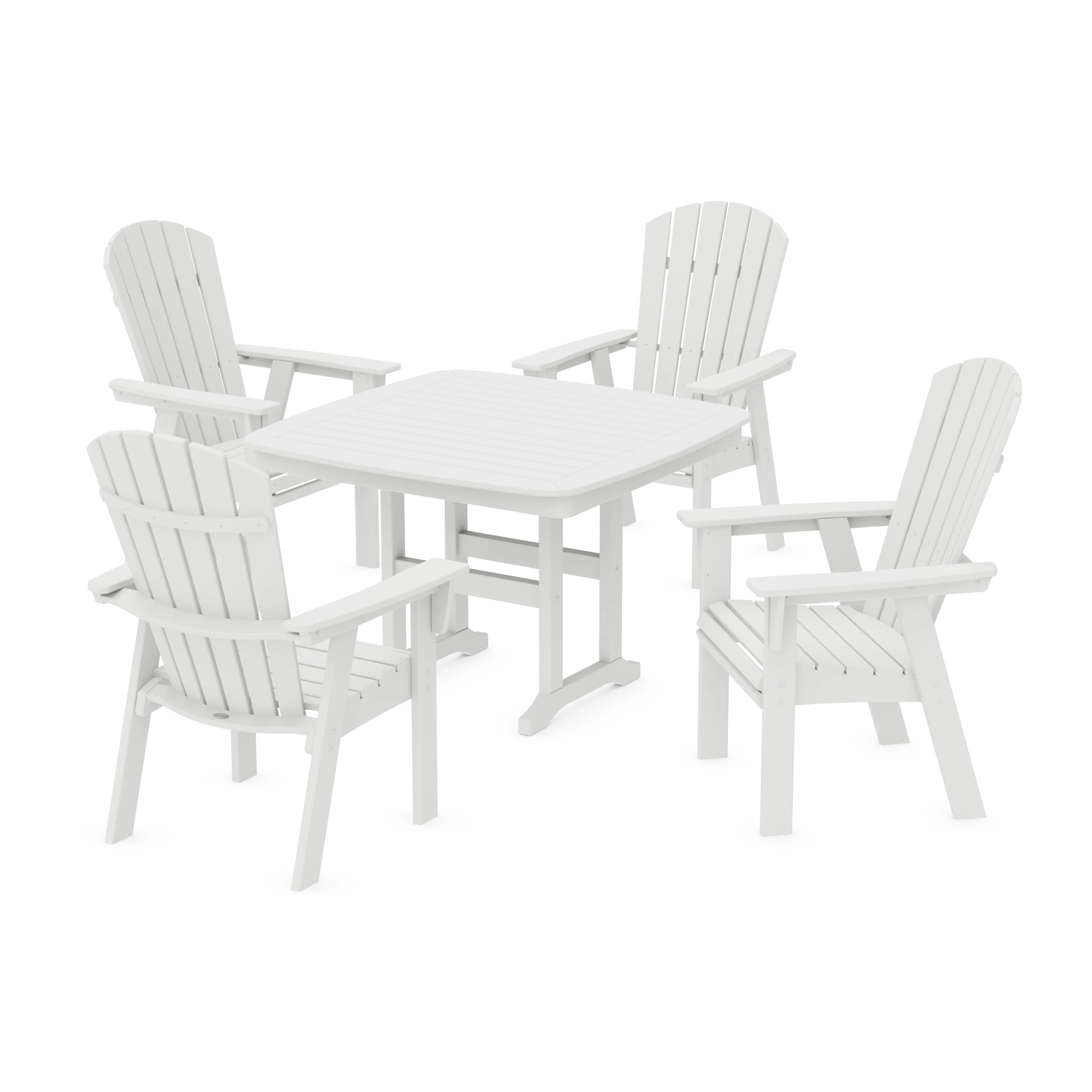 Nautical Curveback Adirondack 5-Piece Dining Set - Image 8
